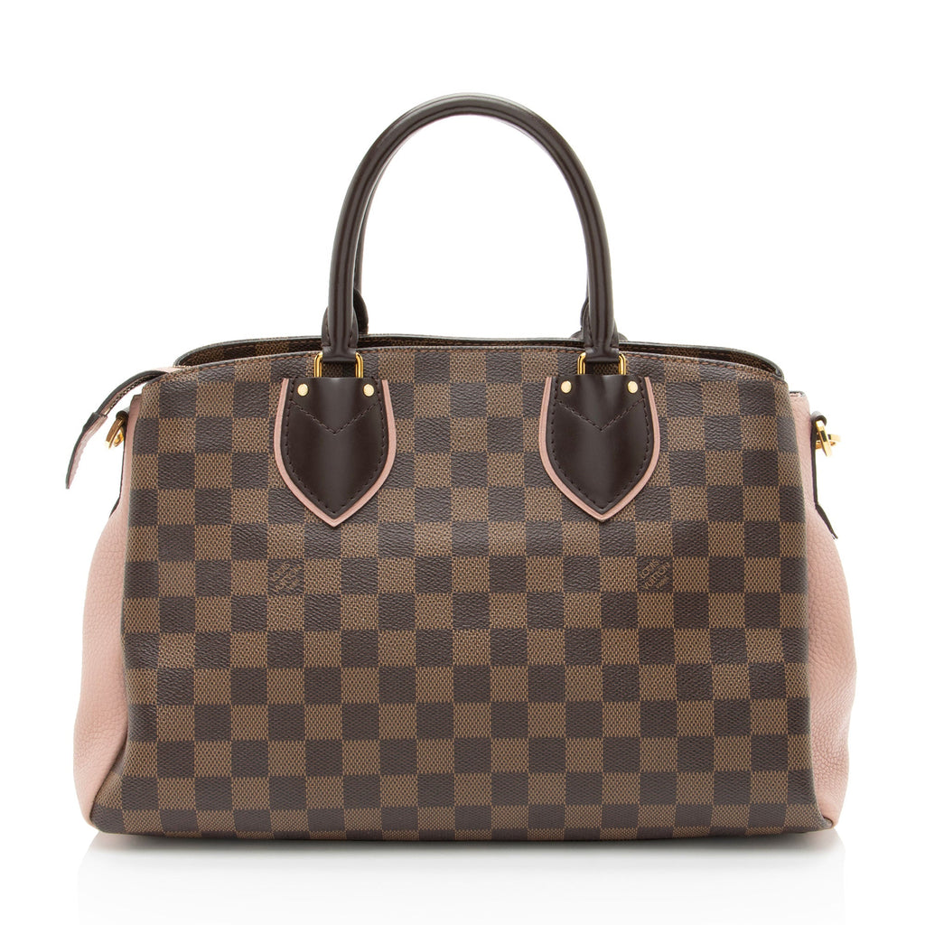 Louis Vuitton Damier Ebene Cuir Taurillon Normandy Satchel