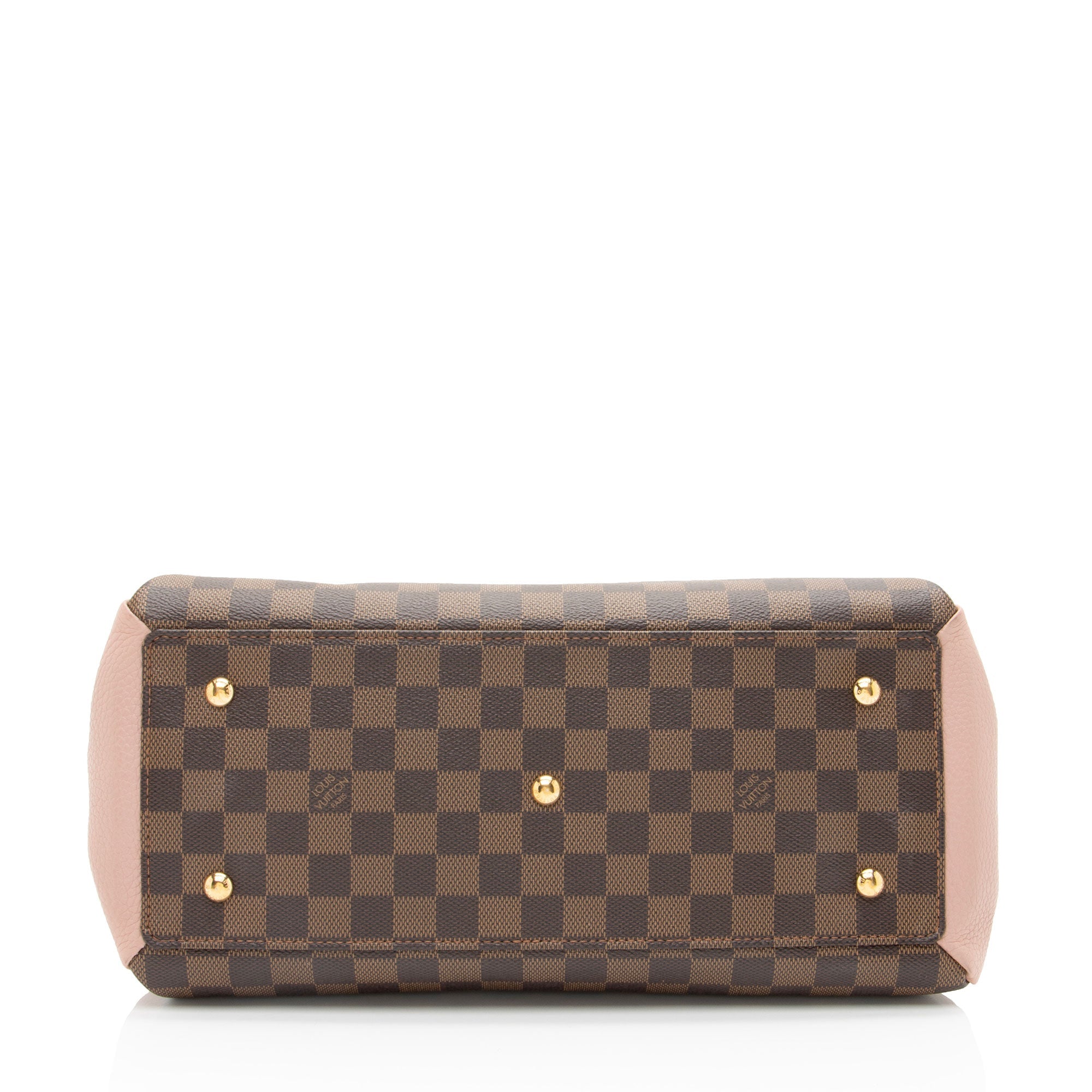 Louis Vuitton Damier Ebene Cuir Taurillon Normandy Satchel