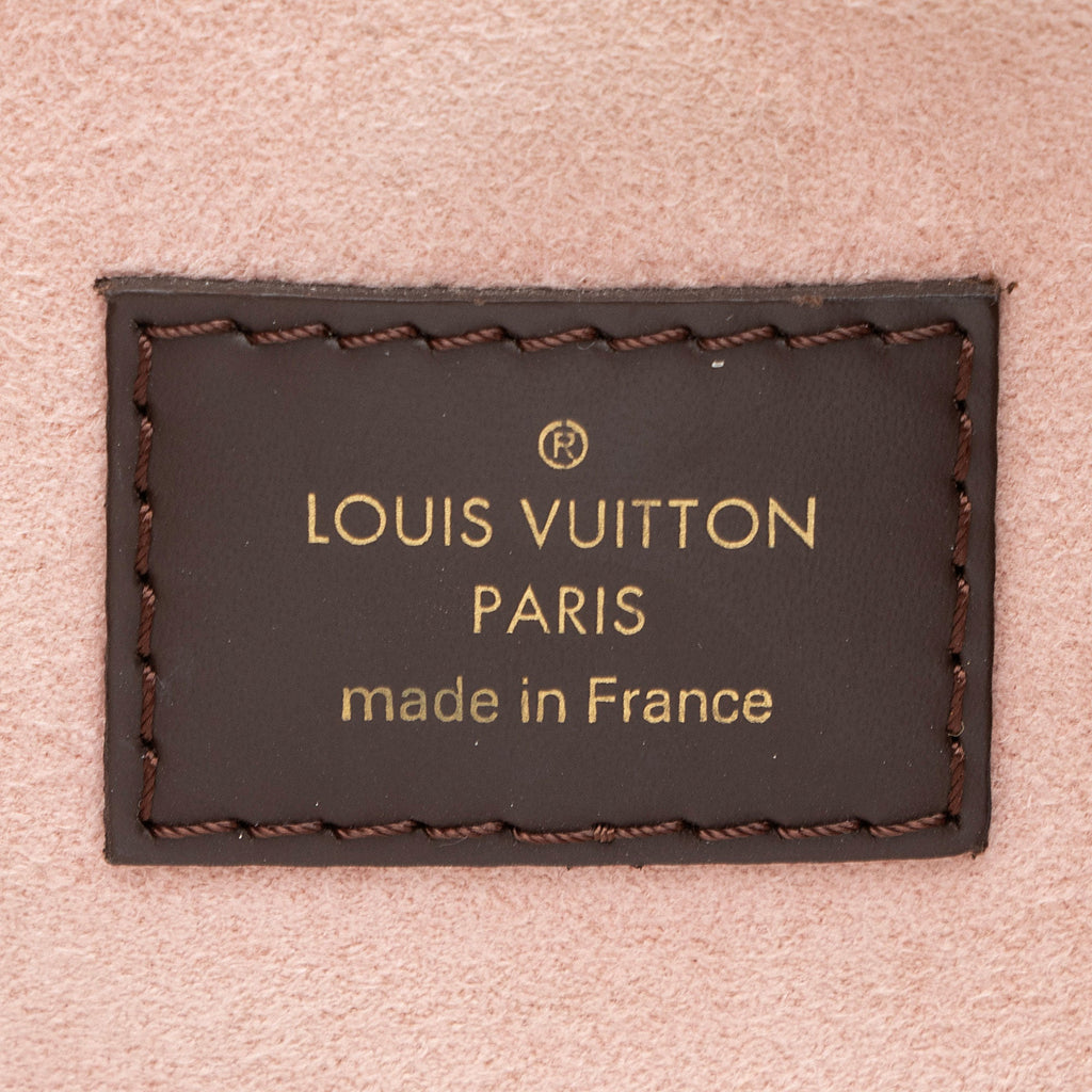 Louis Vuitton Damier Ebene Cuir Taurillon Normandy Satchel