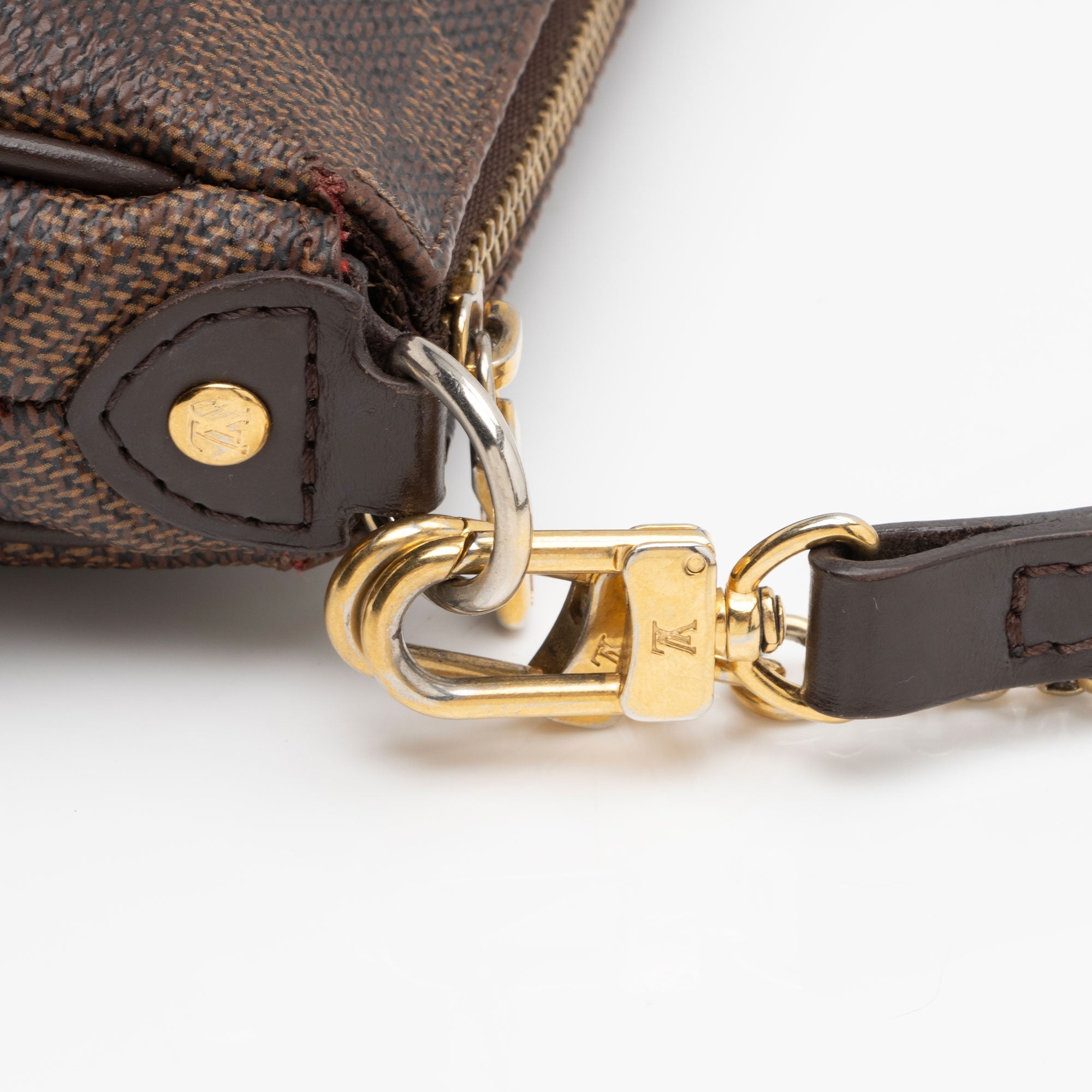 Louis Vuitton Damier Ebene Eva Clutch (SHF-6lCVUB)