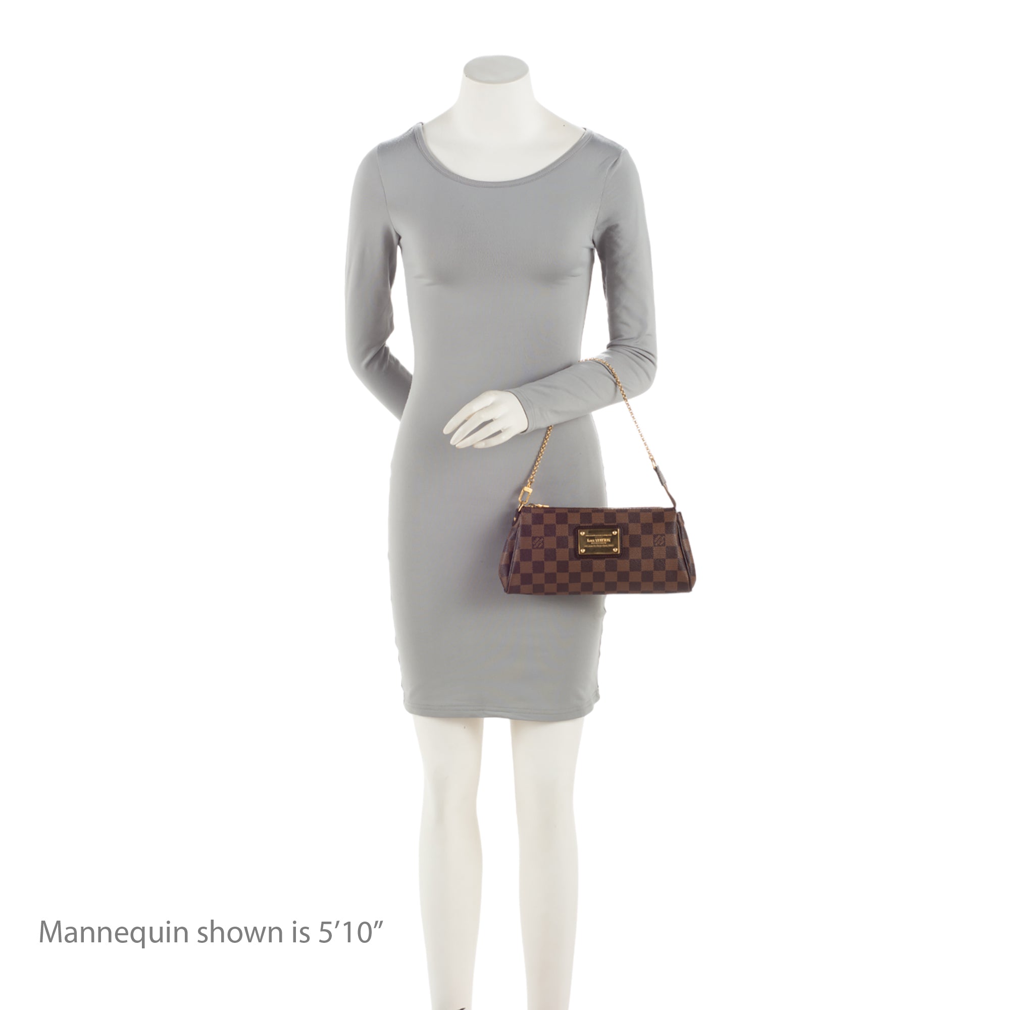 Louis Vuitton Damier Ebene Eva Clutch - FINAL SALE (SHF-N7lj6C)