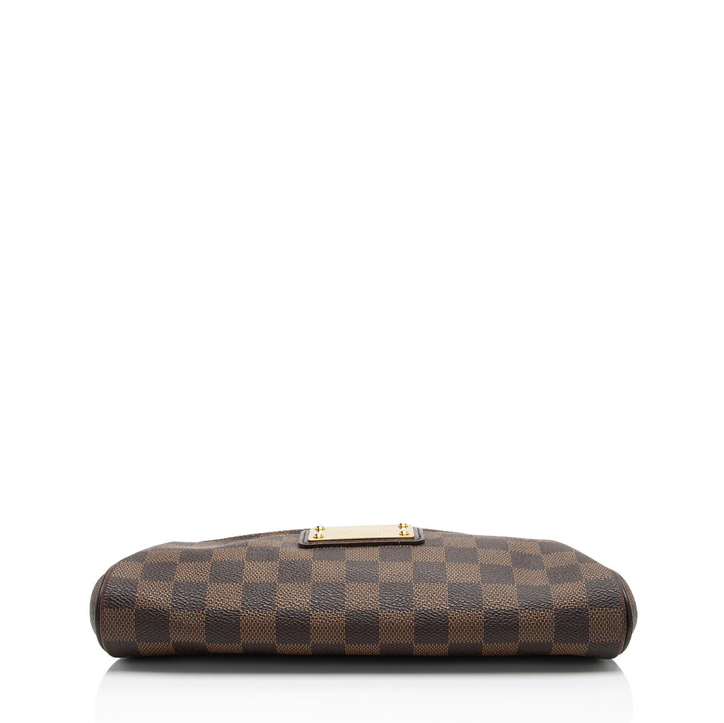 Louis Vuitton Damier Ebene Eva Clutch (SHF-qfvFo6)