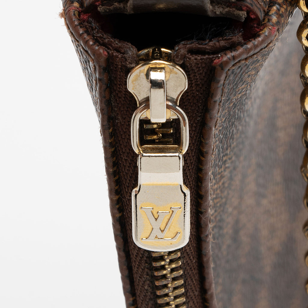Louis Vuitton Damier Ebene Eva Clutch (SHF-qfvFo6)