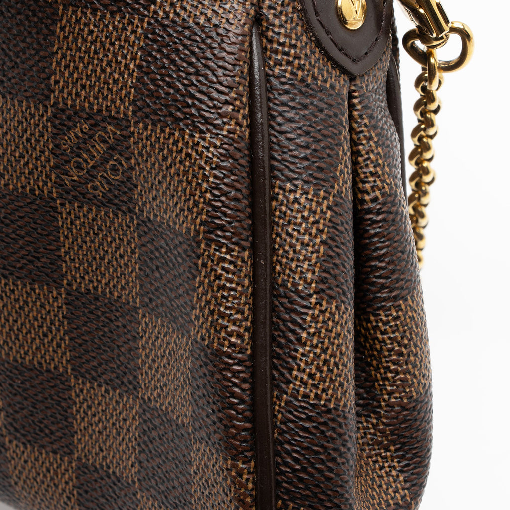 Louis Vuitton Damier Ebene Eva Clutch (SHF-qfvFo6)