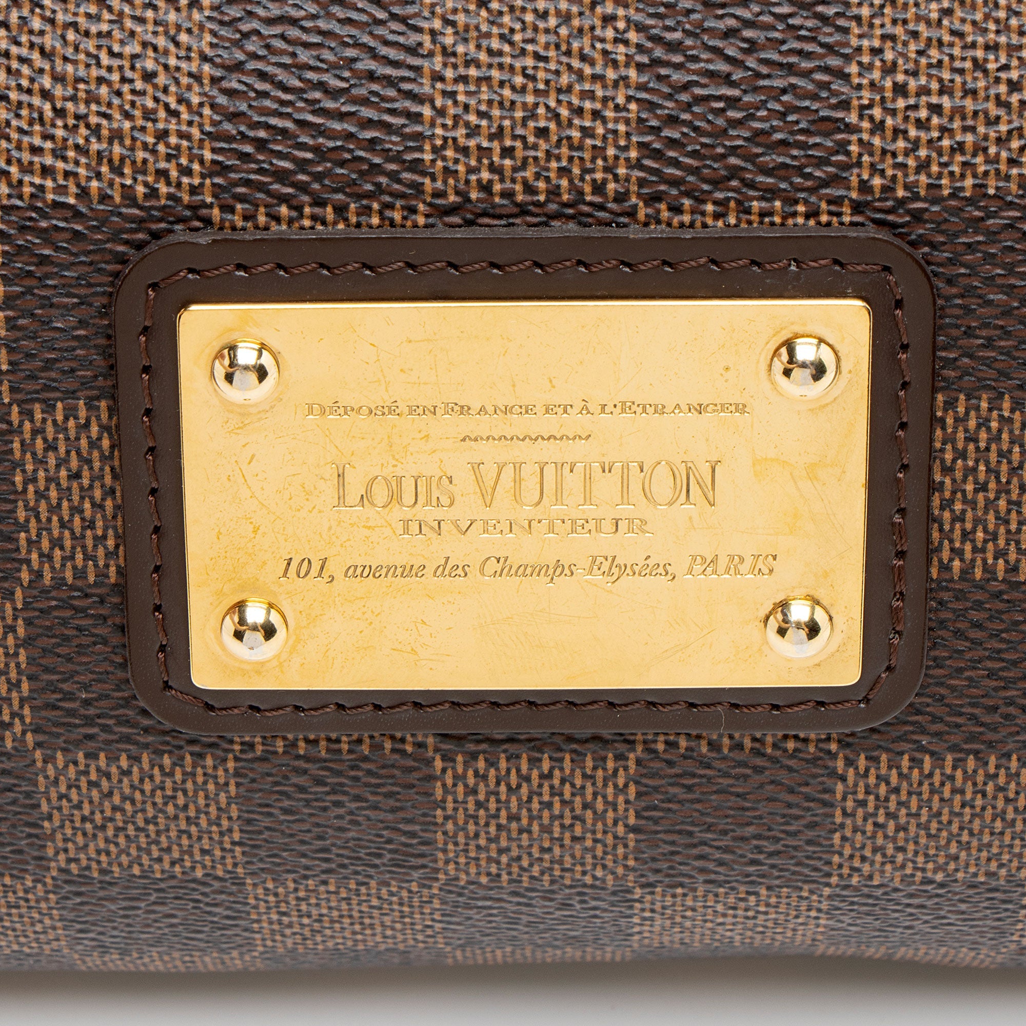 Louis Vuitton Damier Ebene Eva Clutch
