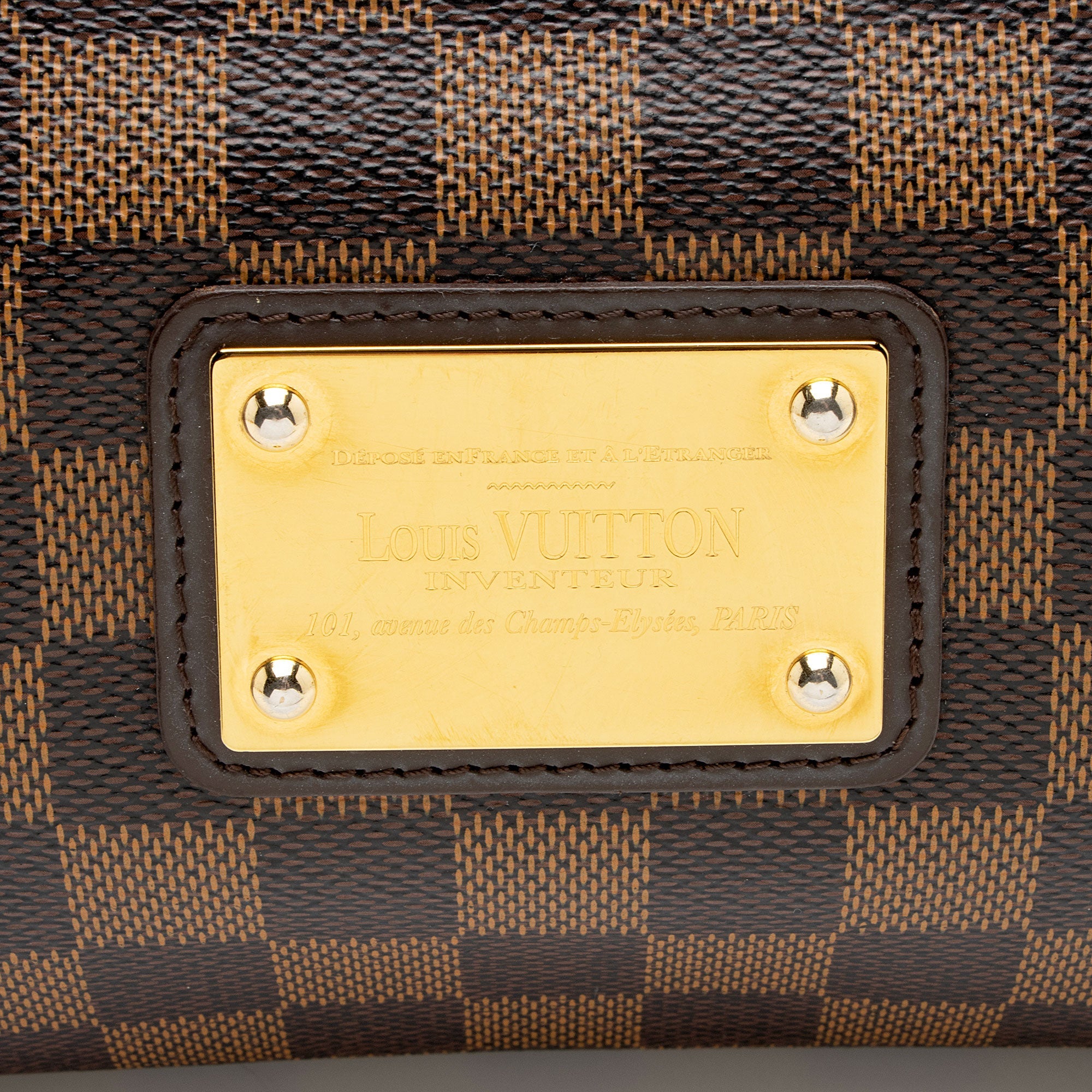 Louis Vuitton Damier Ebene Eva Clutch