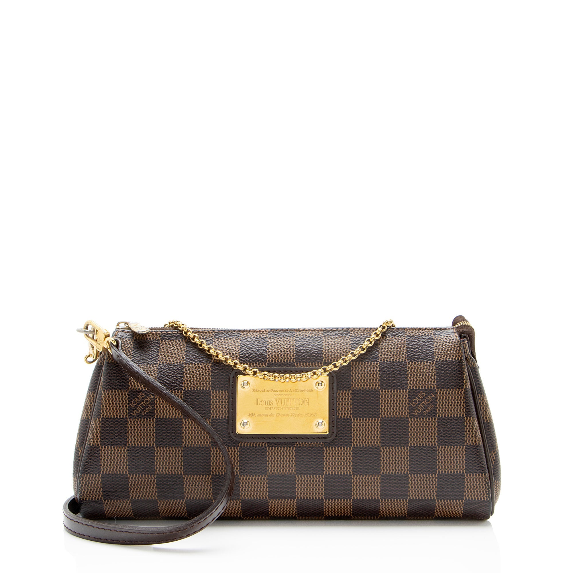Louis Vuitton Damier Ebene Eva Clutch