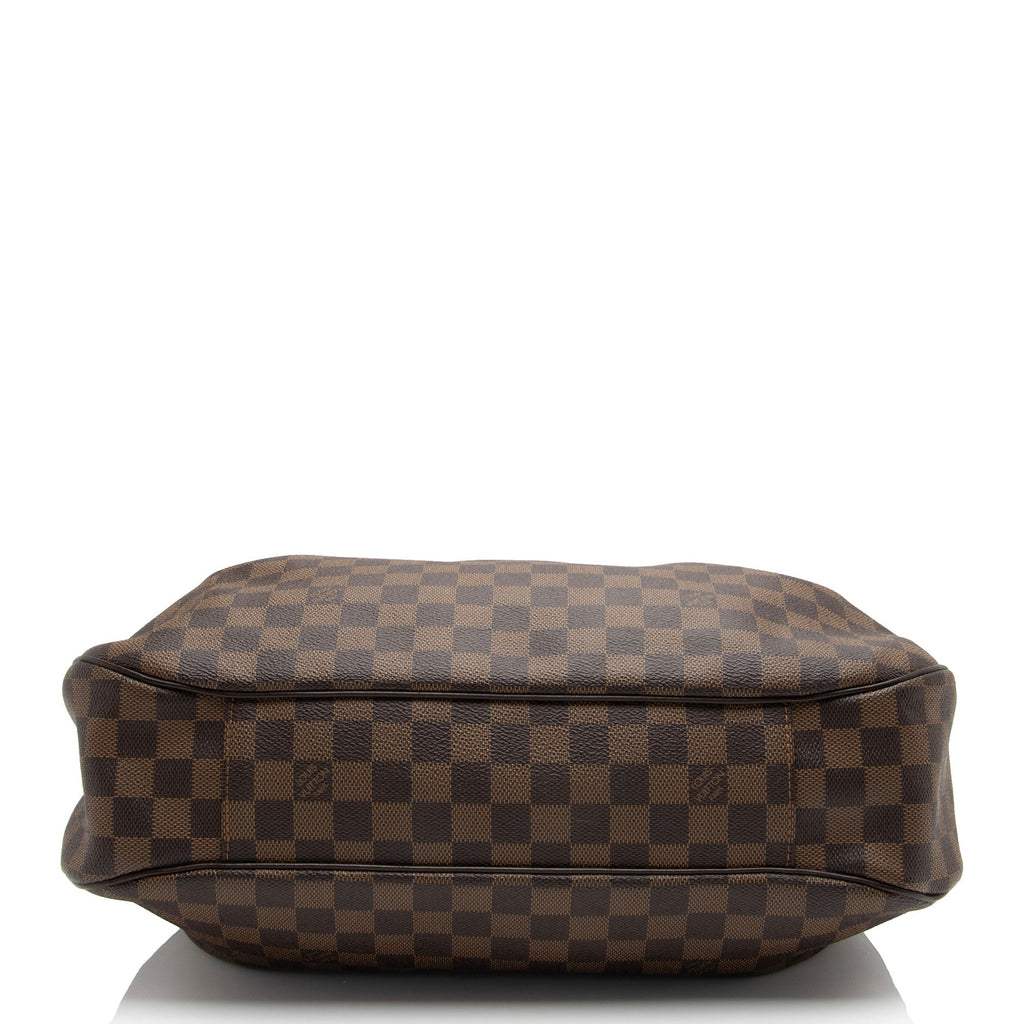 Louis Vuitton Damier Ebene Evora MM Shoulder Bag (SHF-iUlOcy)