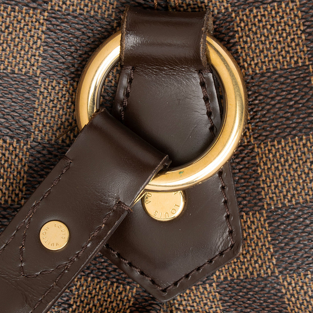 Louis Vuitton Damier Ebene Evora MM Shoulder Bag (SHF-iUlOcy)