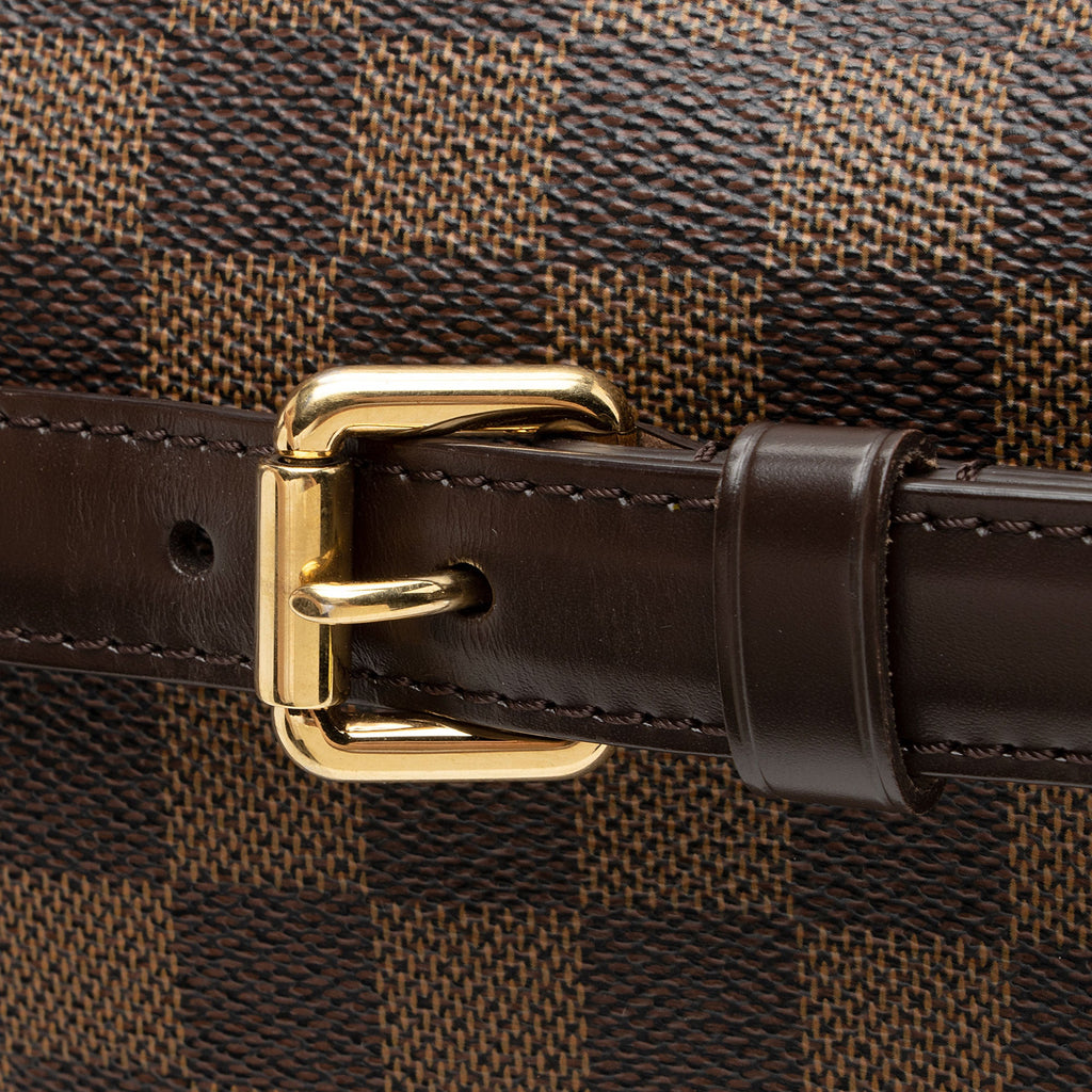 Louis Vuitton Damier Ebene Evora MM Shoulder Bag (SHF-iUlOcy)