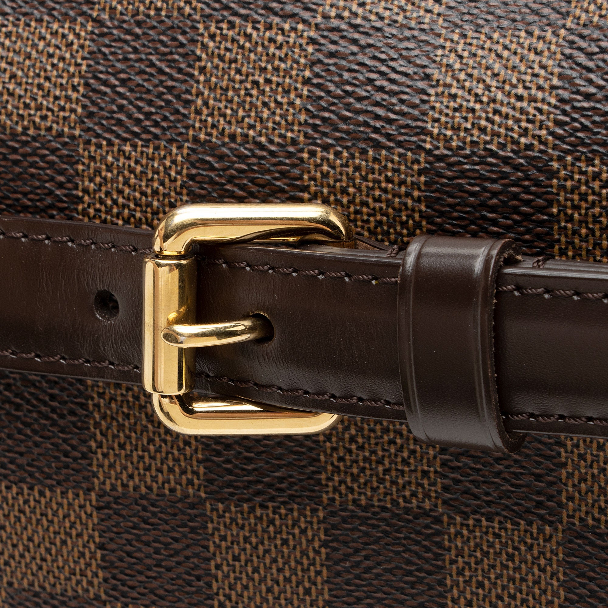 Louis Vuitton Damier Ebene Evora MM Shoulder Bag (SHF-iUlOcy)