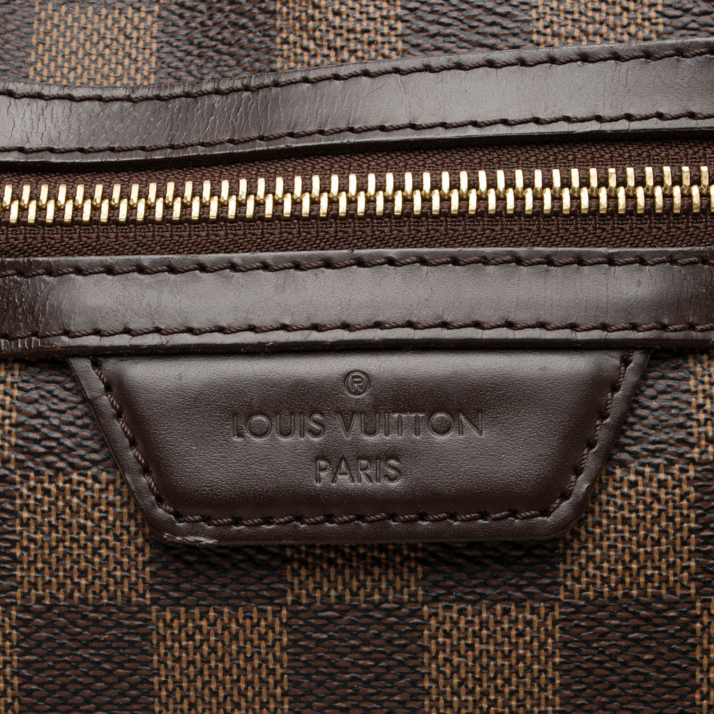 Louis Vuitton Damier Ebene Evora MM Shoulder Bag (SHF-iUlOcy)