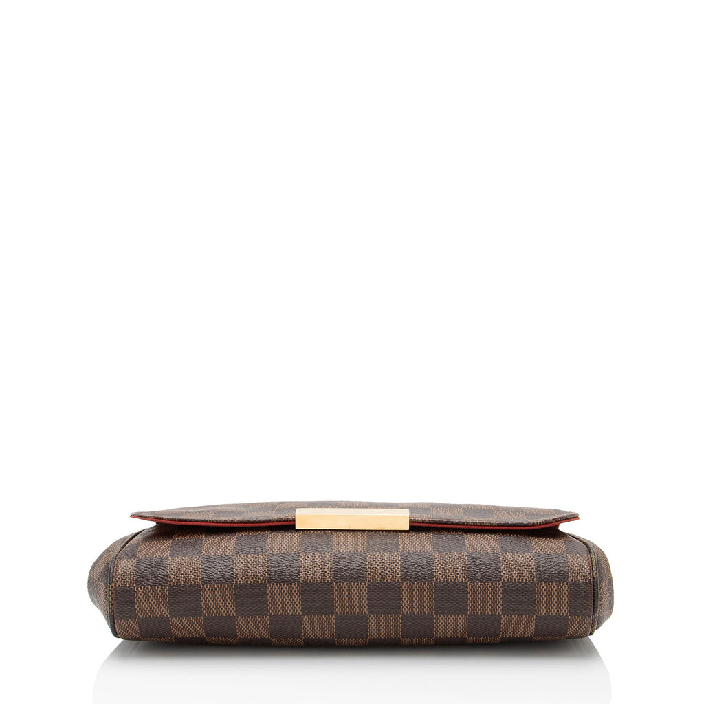 Louis Vuitton Damier Ebene Favorite MM Shoulder Bag