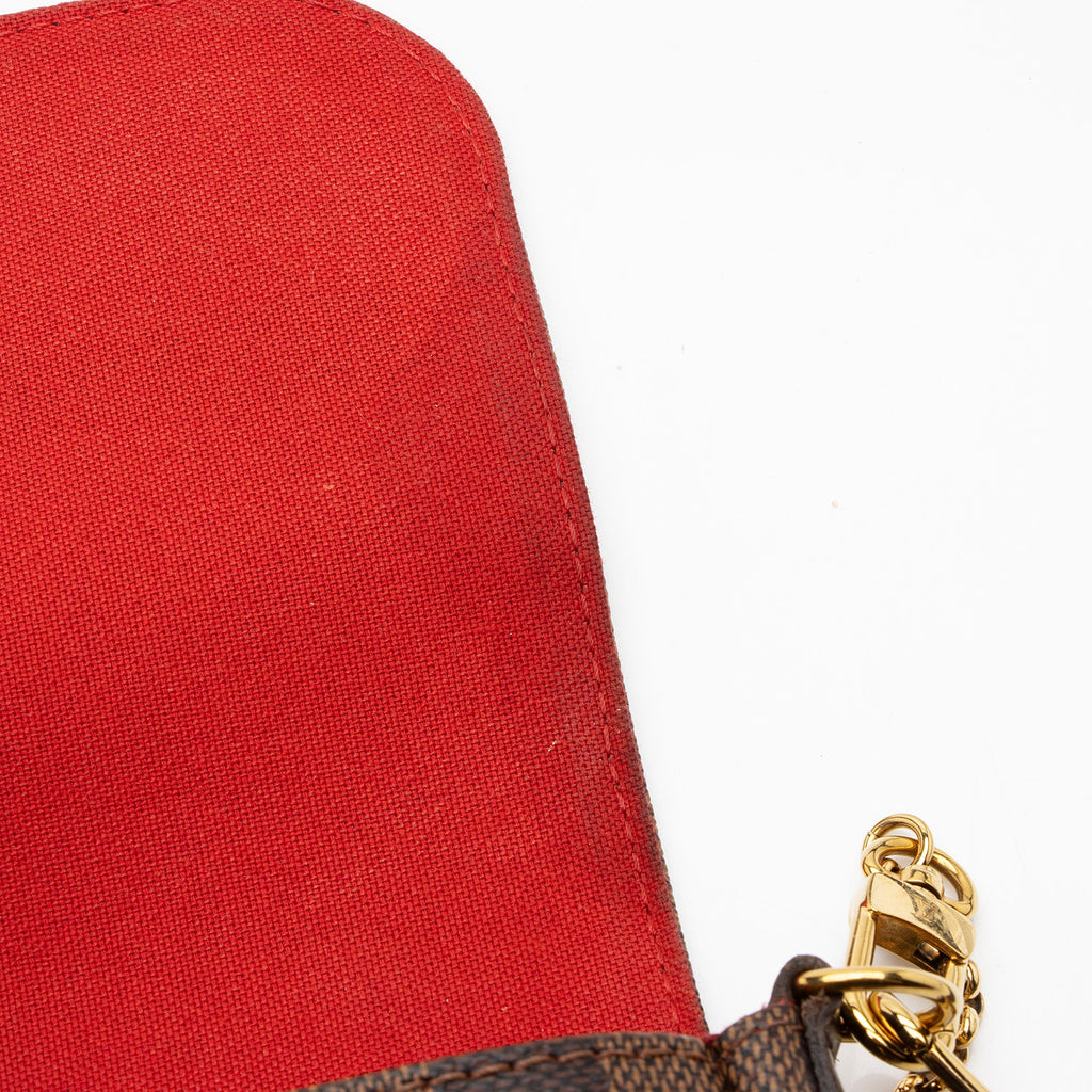 Louis Vuitton Damier Ebene Favorite MM Shoulder Bag