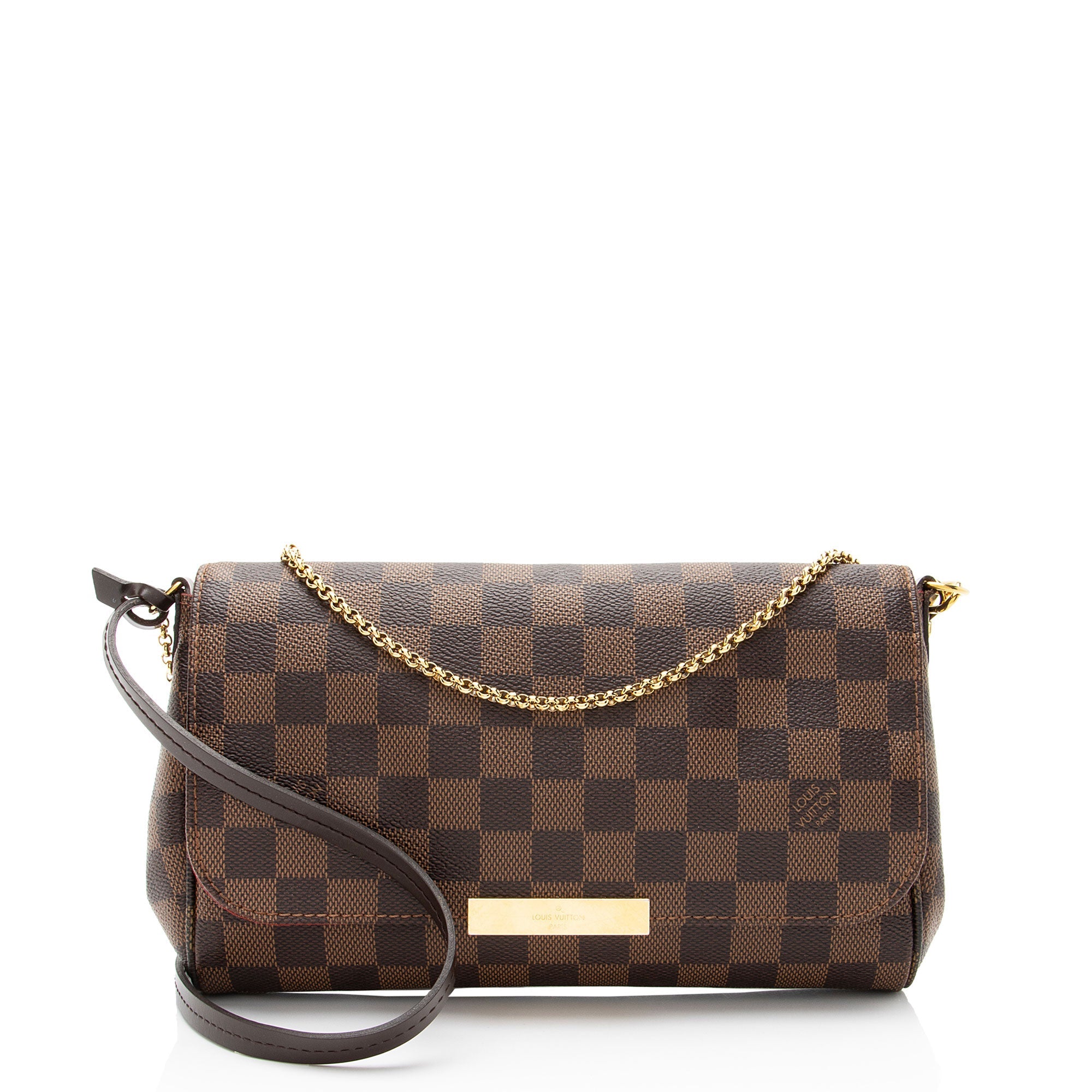 Louis Vuitton Damier Ebene Favorite MM Shoulder Bag