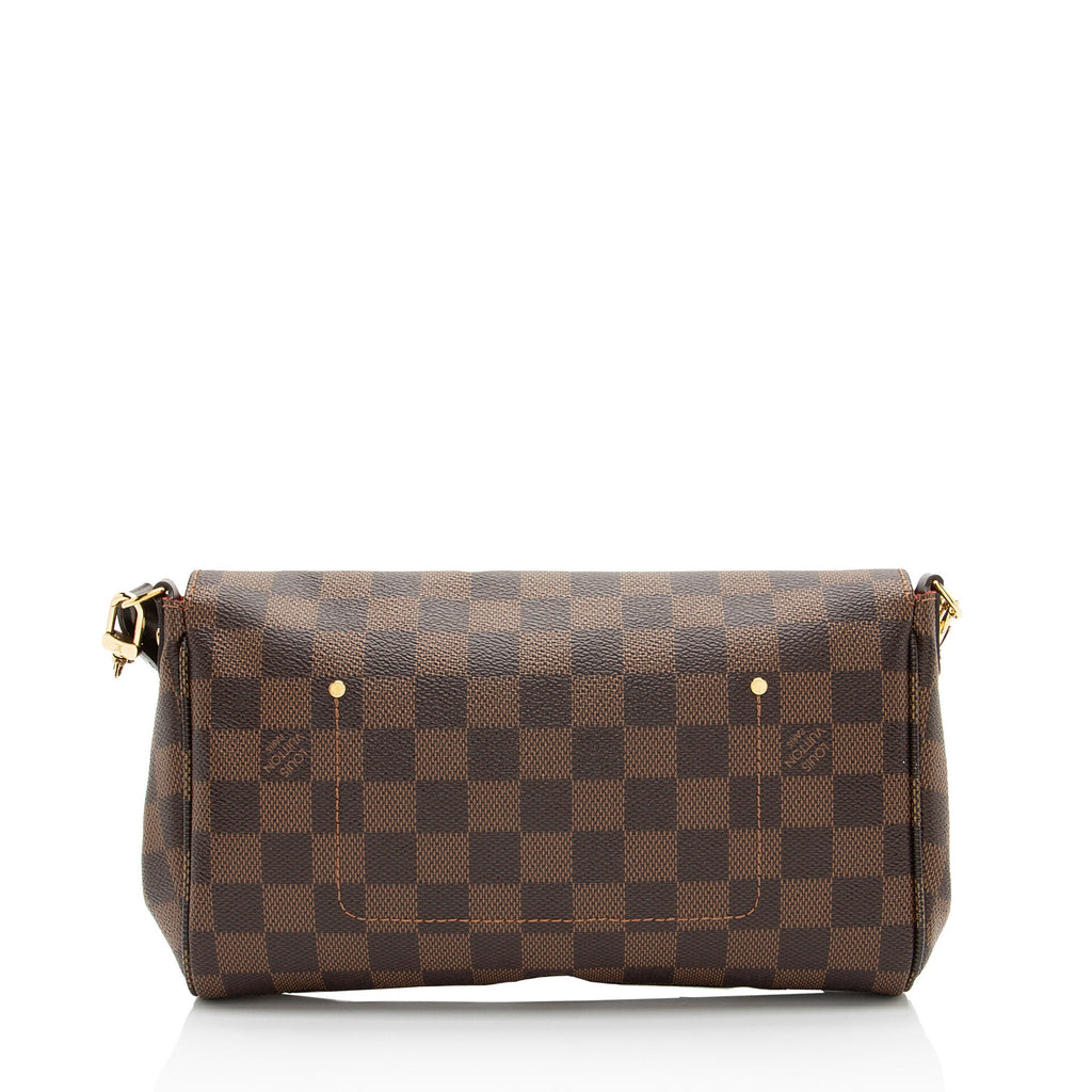 Louis Vuitton Damier Ebene Favorite MM Shoulder Bag