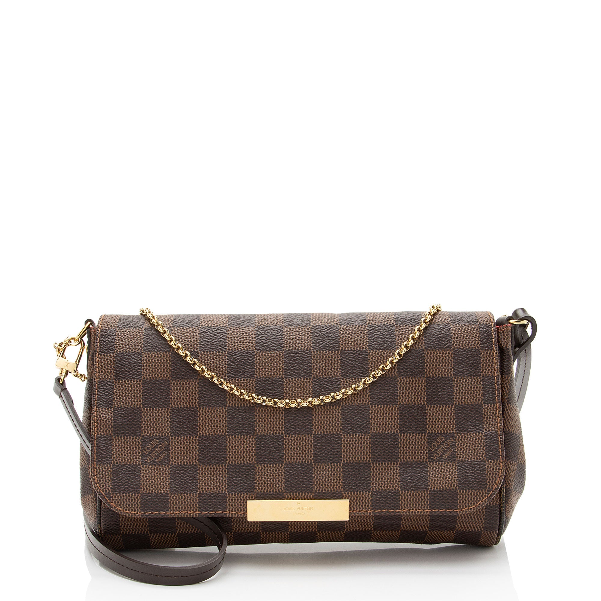Louis Vuitton Damier Ebene Favorite MM Shoulder Bag