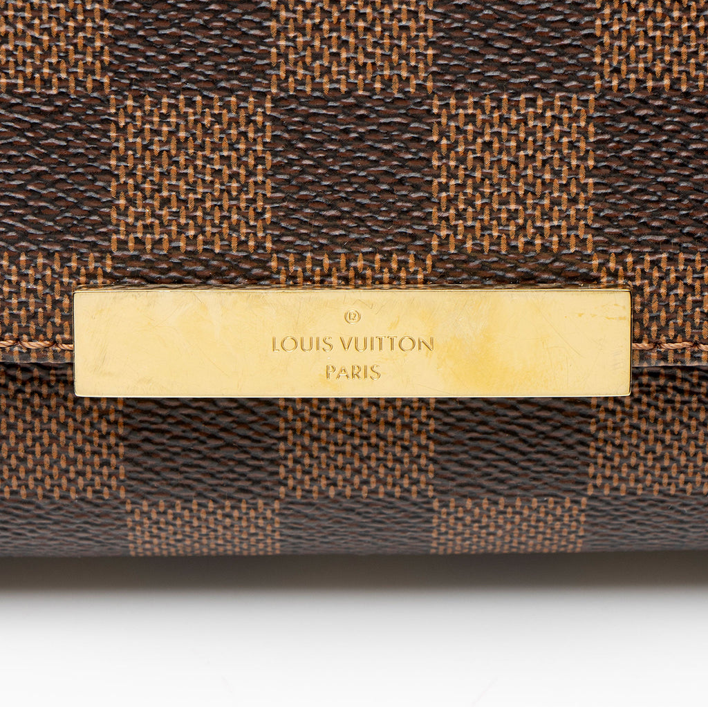 Louis Vuitton Damier Ebene Favorite MM Shoulder Bag