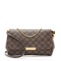 Louis Vuitton Damier Ebene Favorite MM Shoulder Bag