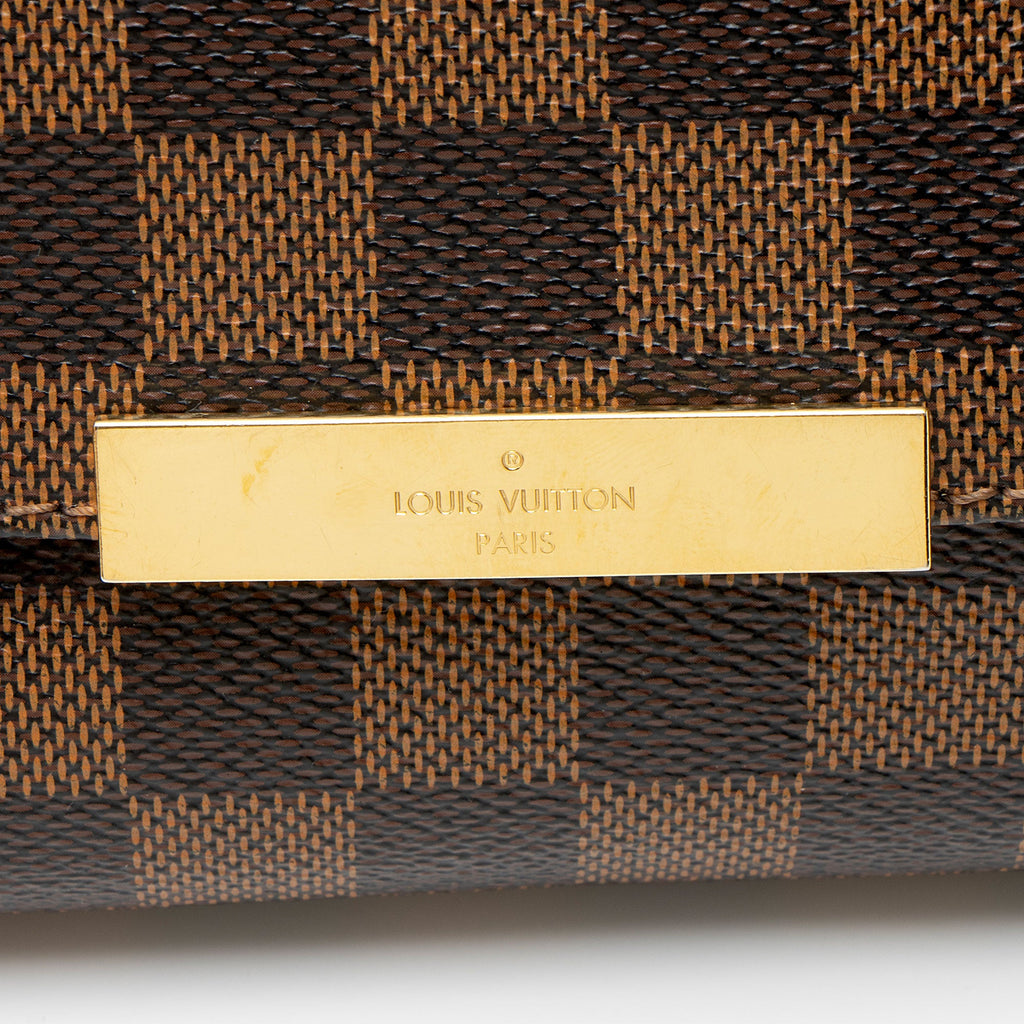 Louis Vuitton Damier Ebene Favorite MM Shoulder Bag