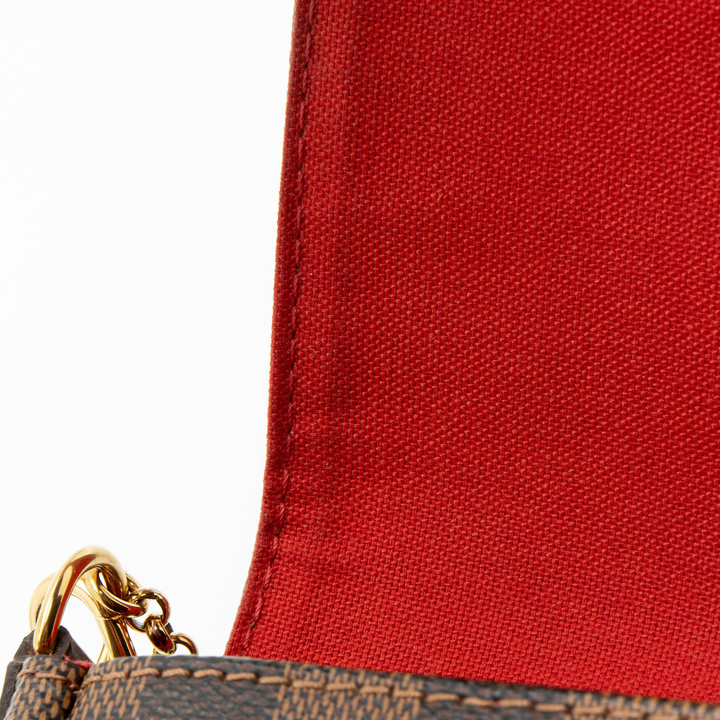 Louis Vuitton Damier Ebene Favorite MM Shoulder Bag