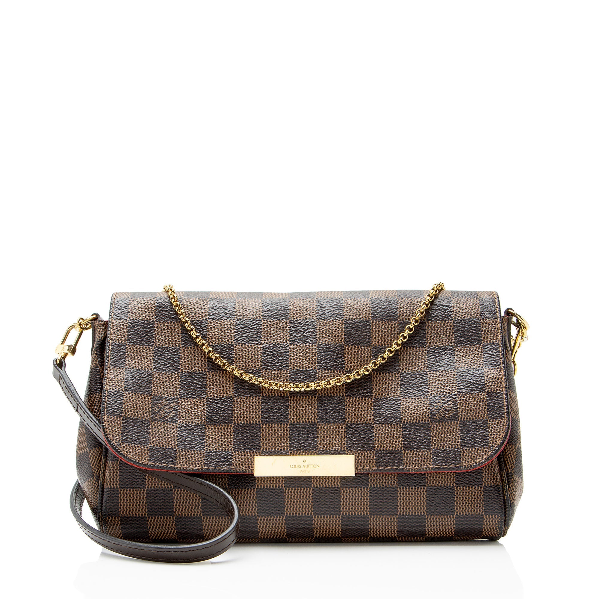 Louis Vuitton Damier Ebene Favorite MM Shoulder Bag