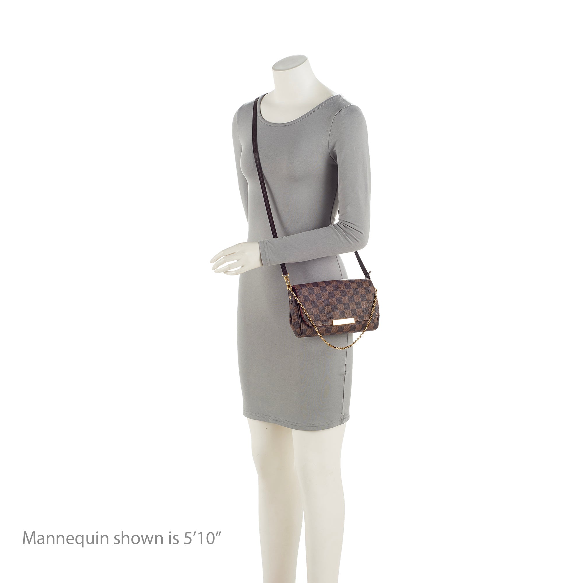 Louis Vuitton Damier Ebene Favorite PM Shoulder Bag (SHF-23449)