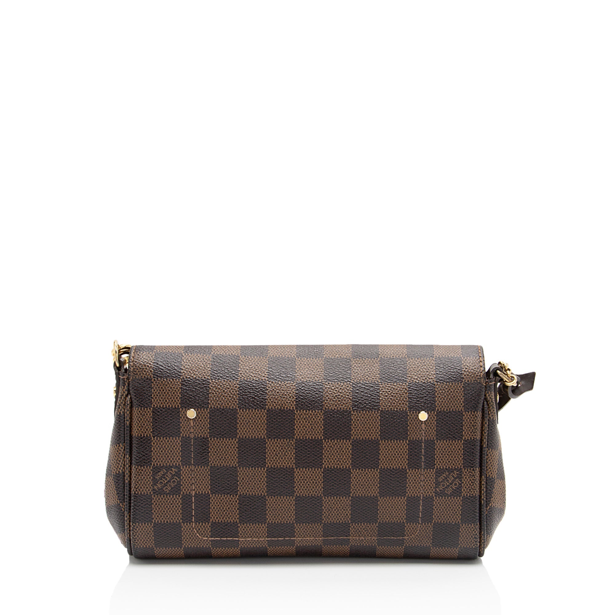 Louis Vuitton Damier Ebene Favorite PM Shoulder Bag (SHF-jGHVW8)