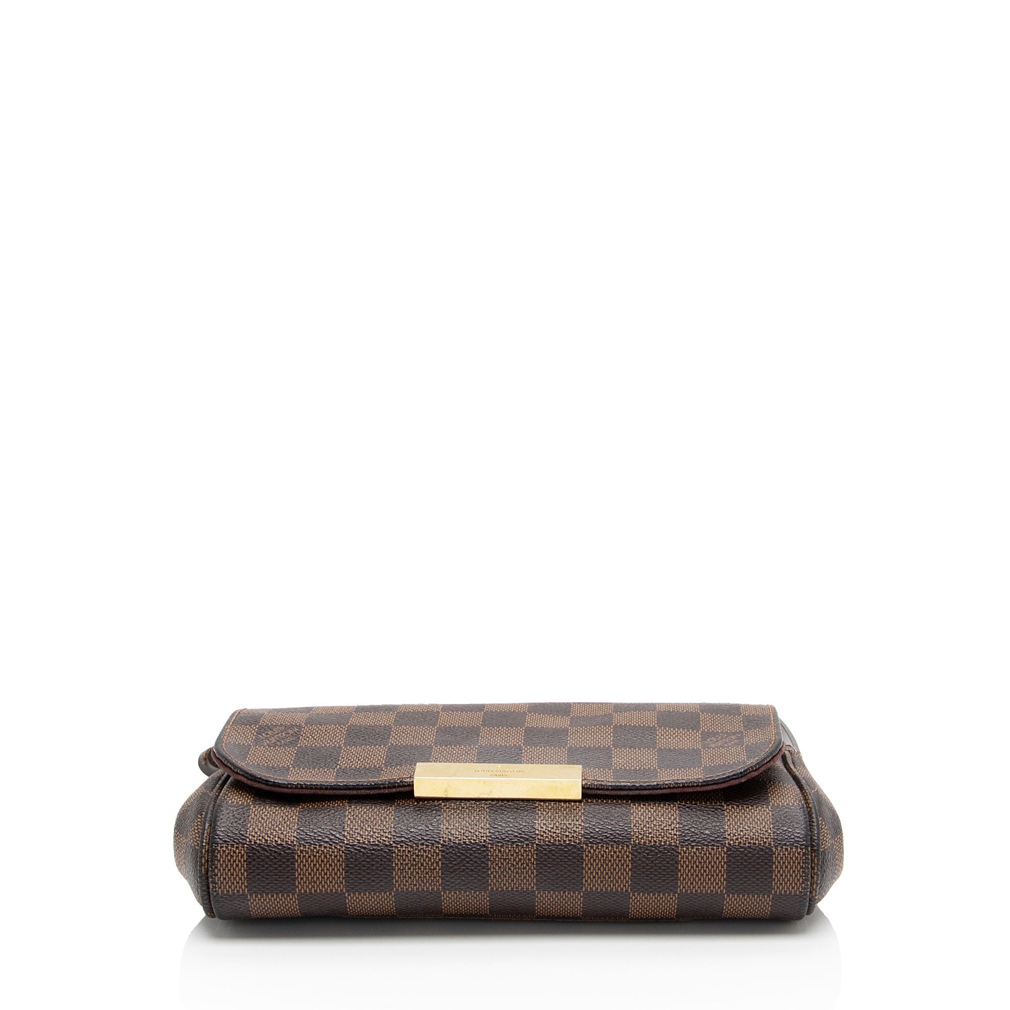 Louis Vuitton Damier Ebene Favorite PM Shoulder Bag (SHF-jGHVW8)