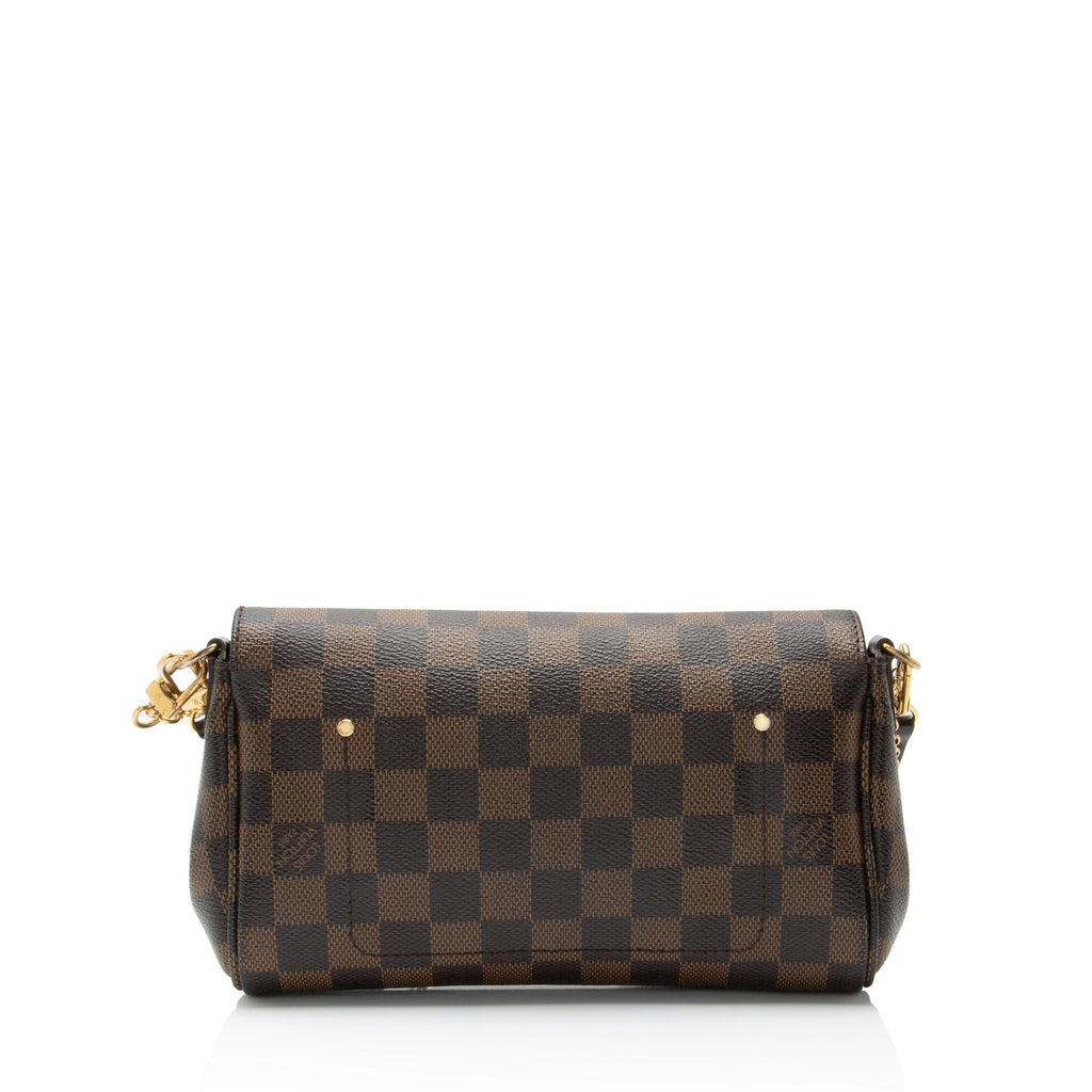 Louis Vuitton Damier Ebene Favorite PM Shoulder Bag