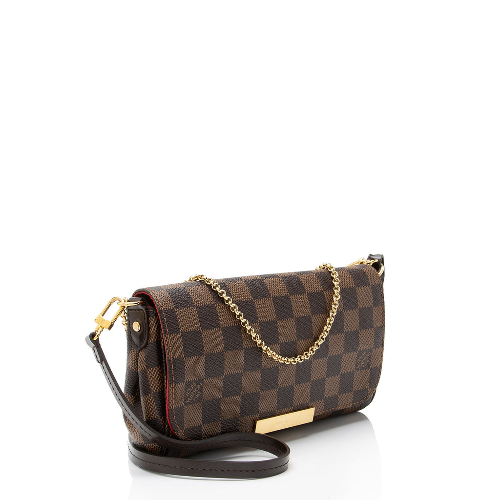 Louis Vuitton Damier Ebene Favorite PM Shoulder Bag