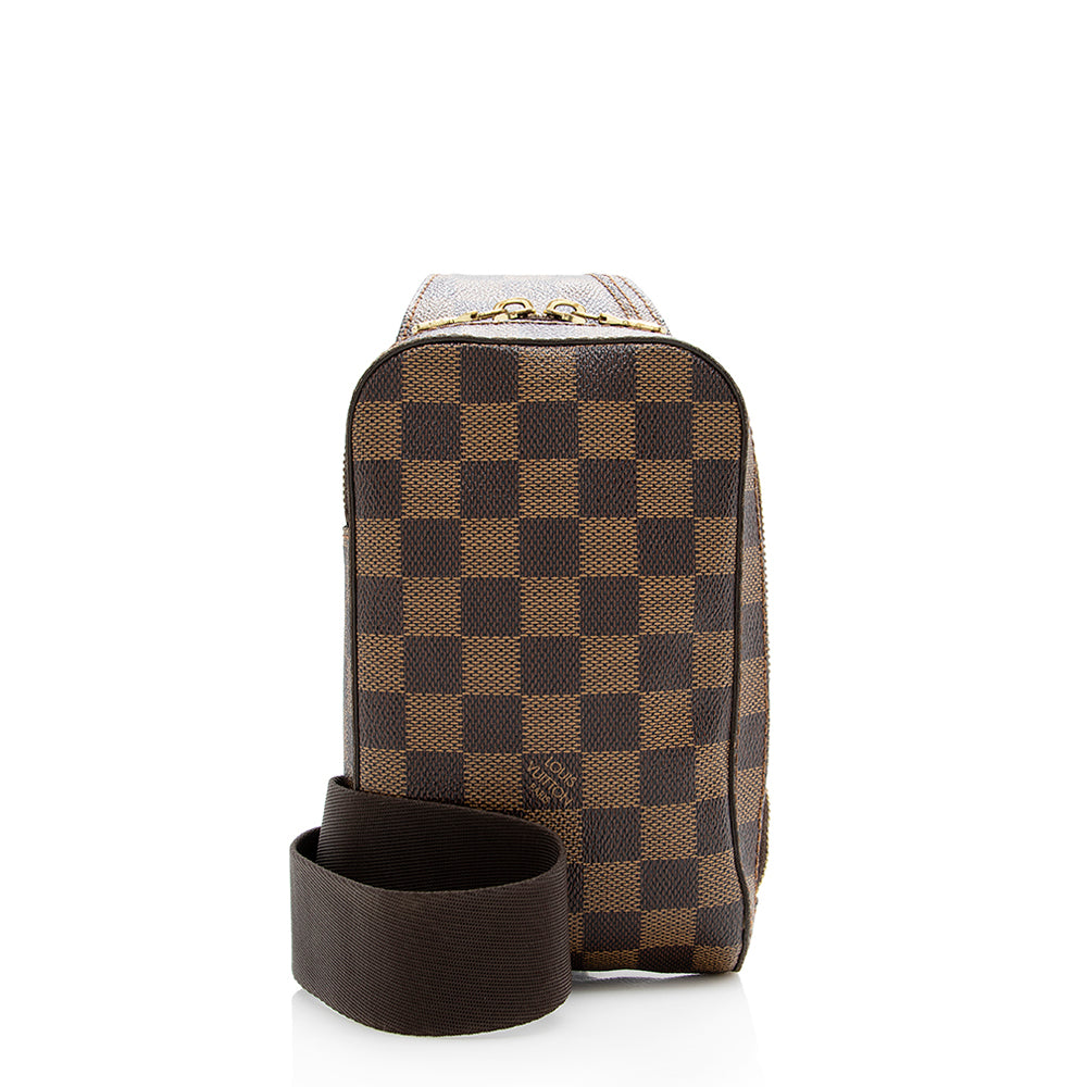 Louis Vuitton Damier Ebene Geronimos Sling Bag (SHF-18798)