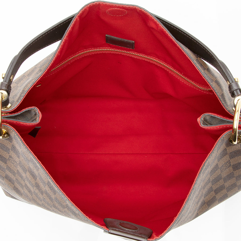 Louis Vuitton Damier Ebene Graceful MM Hobo (SHF-22365)