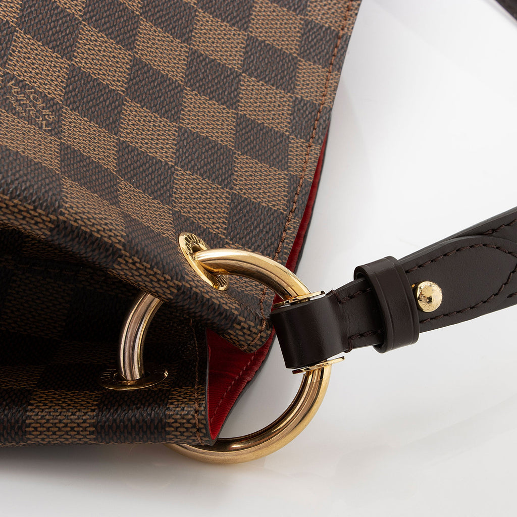 Louis Vuitton Damier Ebene Graceful MM Hobo (SHF-qo7SRC)
