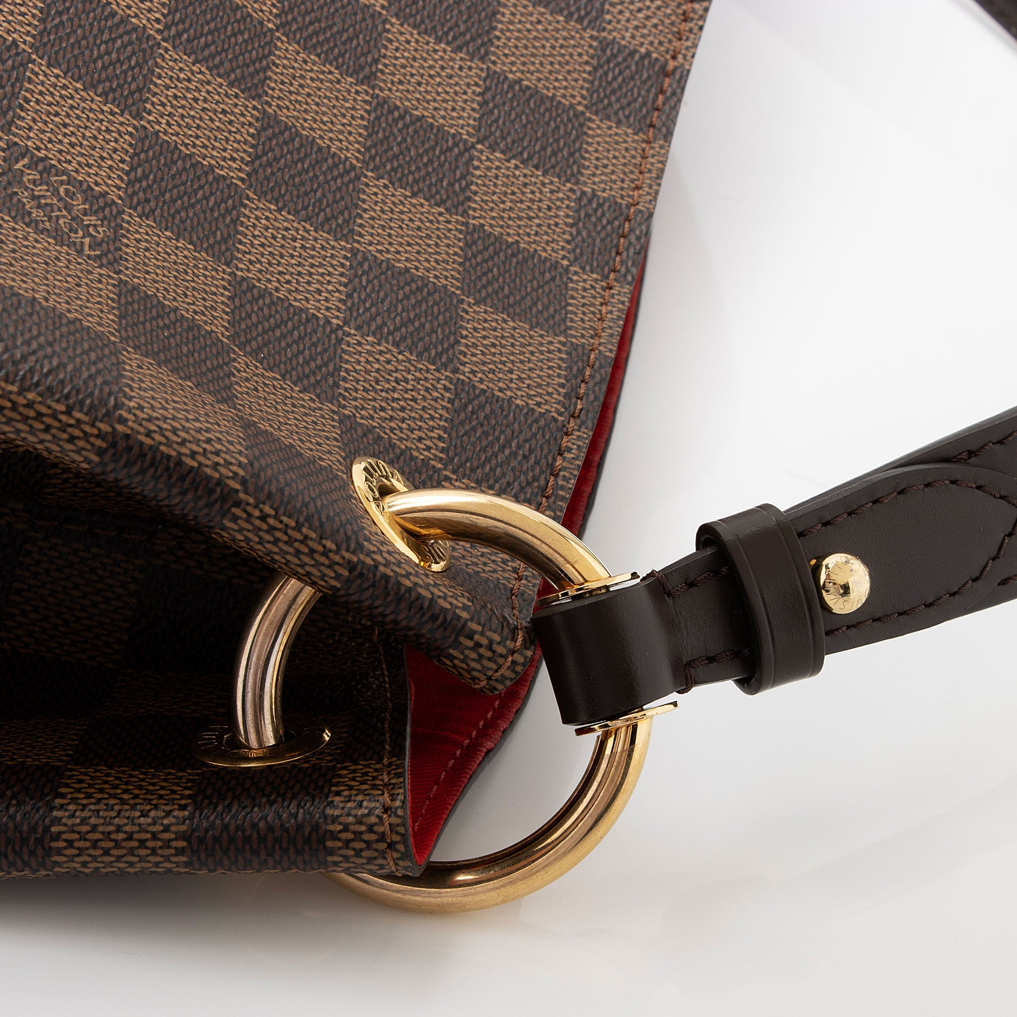 Louis Vuitton Damier Ebene Graceful MM Hobo (SHF-qo7SRC)