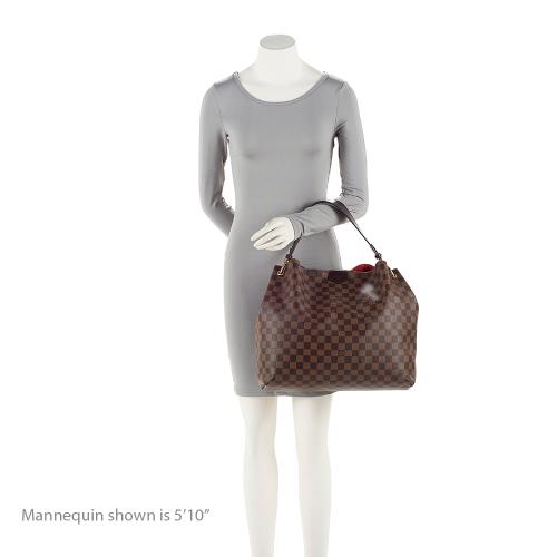 Louis Vuitton Damier Ebene Graceful MM Hobo (SHF-qo7SRC)