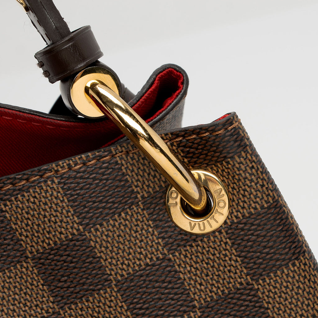 Louis Vuitton Damier Ebene Graceful MM Hobo (SHF-zUN7dc)
