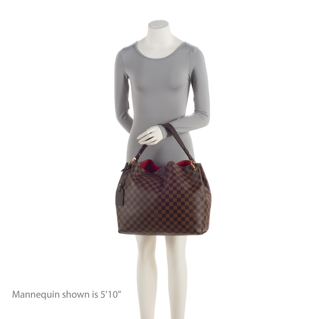 Louis Vuitton Damier Ebene Graceful MM Hobo (SHF-NqYGGJ)
