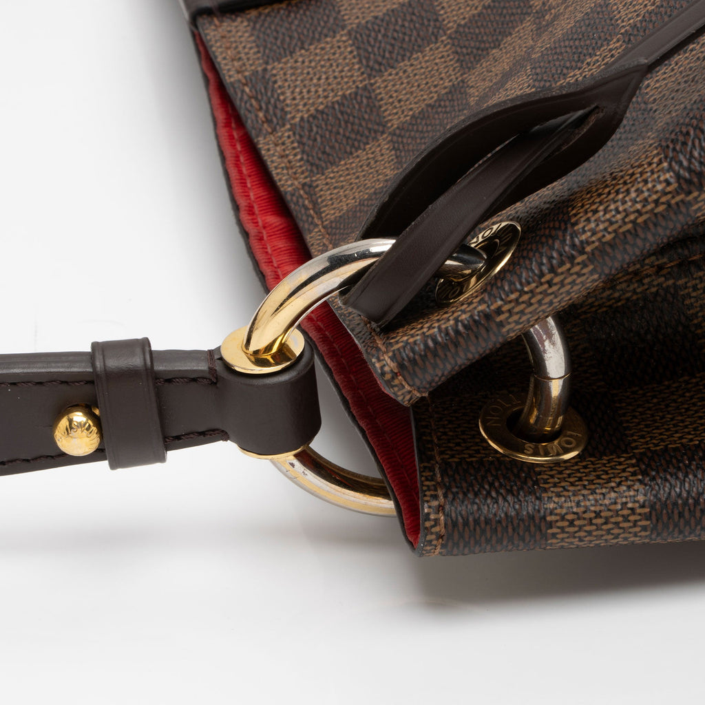 Louis Vuitton Damier Ebene Graceful PM Hobo (SHF-6Lw0vx)