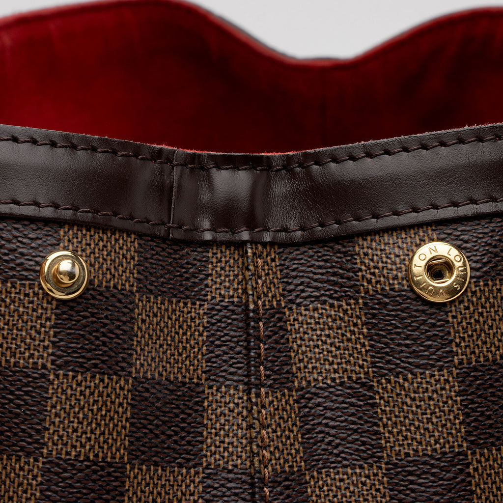 Louis Vuitton Damier Ebene Hampstead MM Tote (SHF-tcbGam)