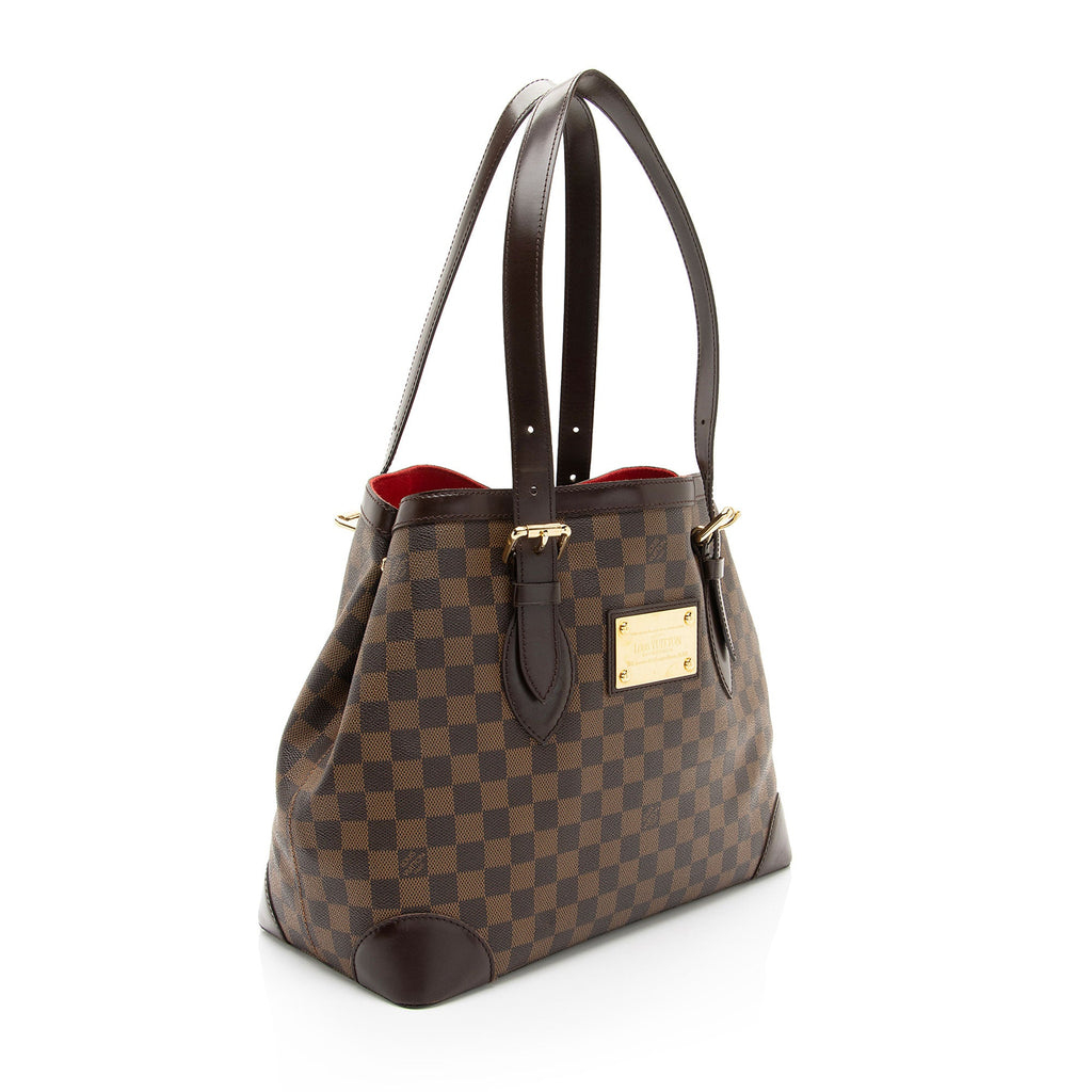 Louis Vuitton Damier Ebene Hampstead MM Tote (SHF-beZ8jV)