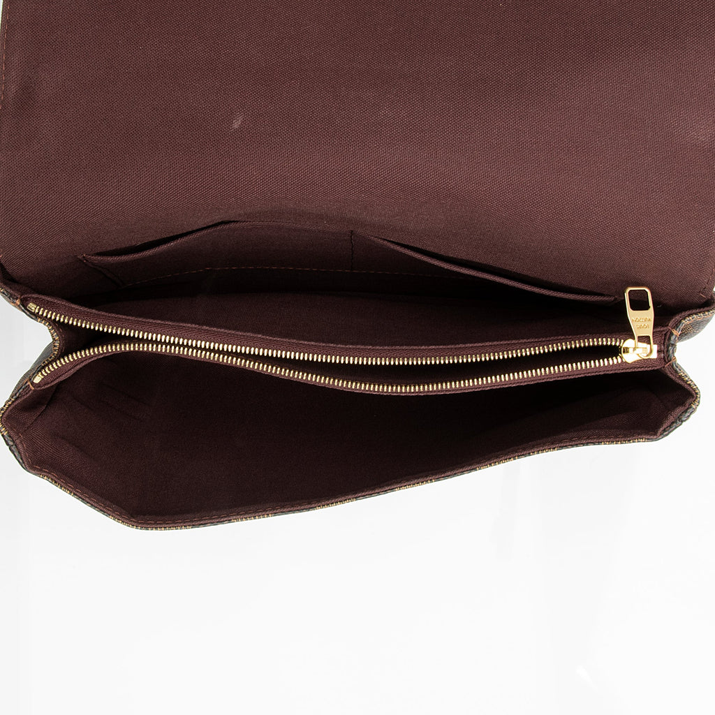 Louis Vuitton Damier Ebene Hoxton GM Shoulder Bag (SHF-23763)