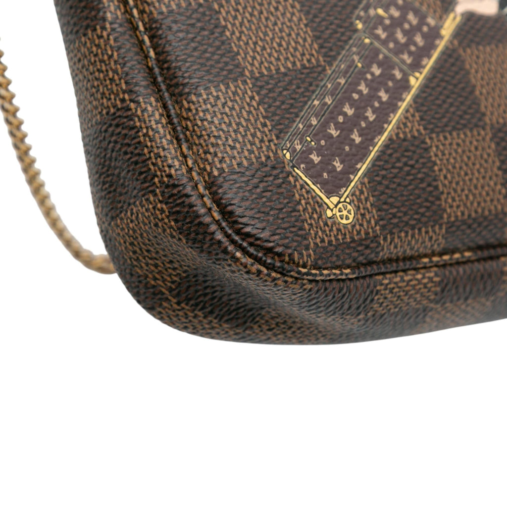 Louis Vuitton Damier Ebene Illustre Mini Pochette Accessories