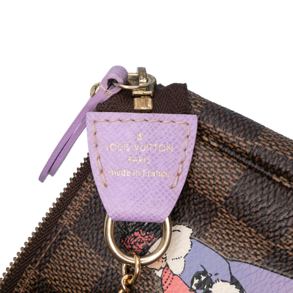 Louis Vuitton Damier Ebene Illustre Mini Pochette Accessories