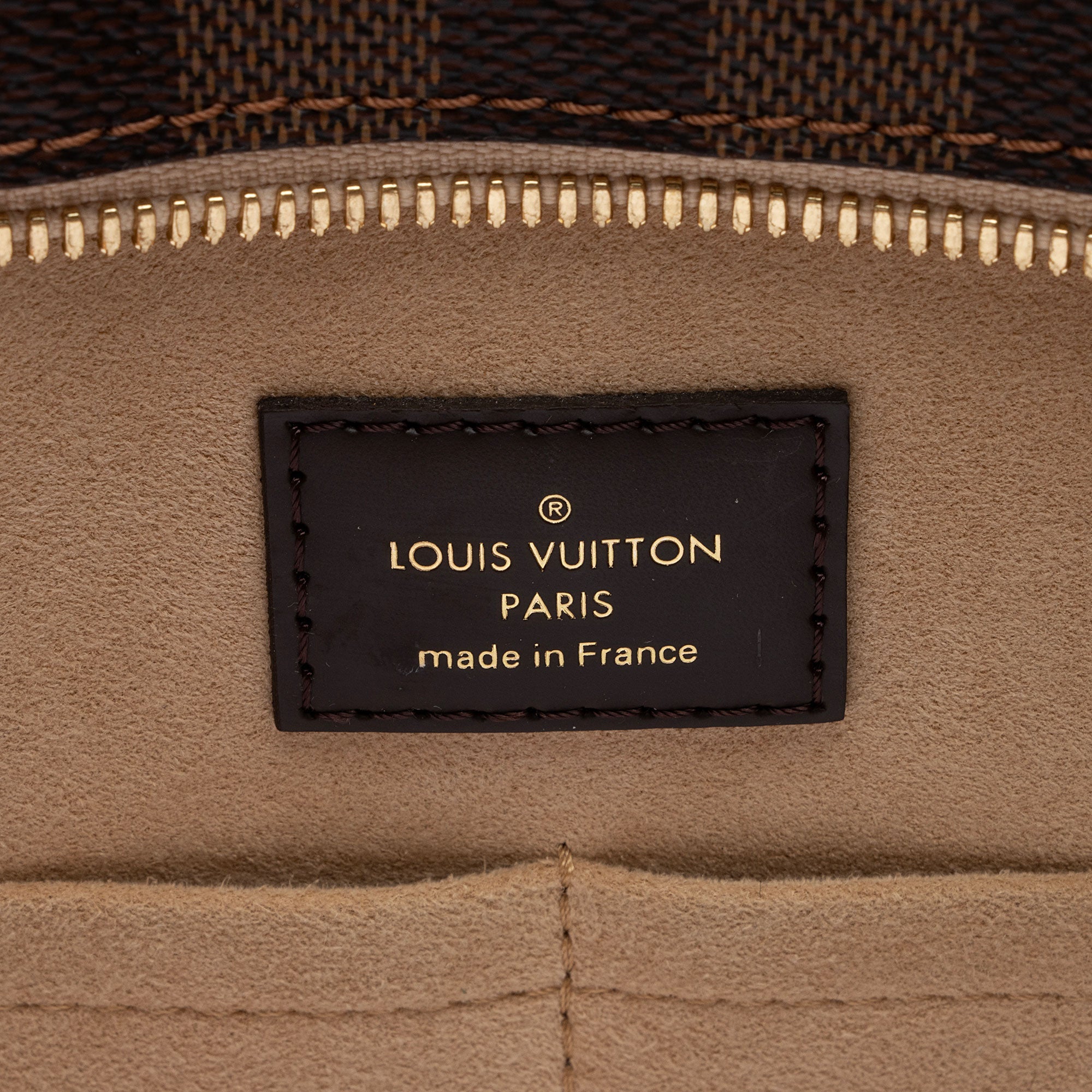 Louis Vuitton Damier Ebene Jersey Tote (SHF-njZMjN)