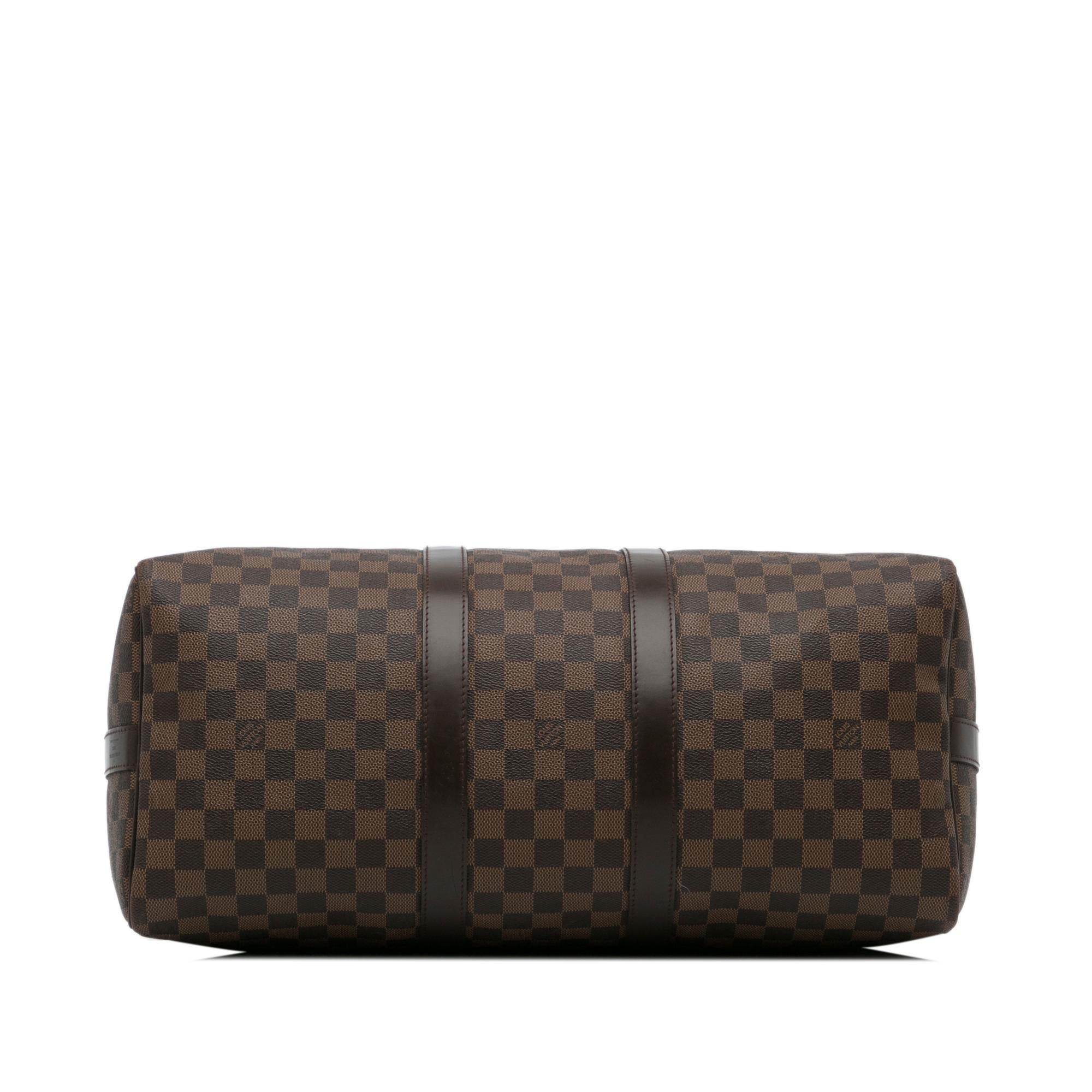 Louis Vuitton Damier Ebene Keepall Bandouliere 50 (SHG-pkT9wf)