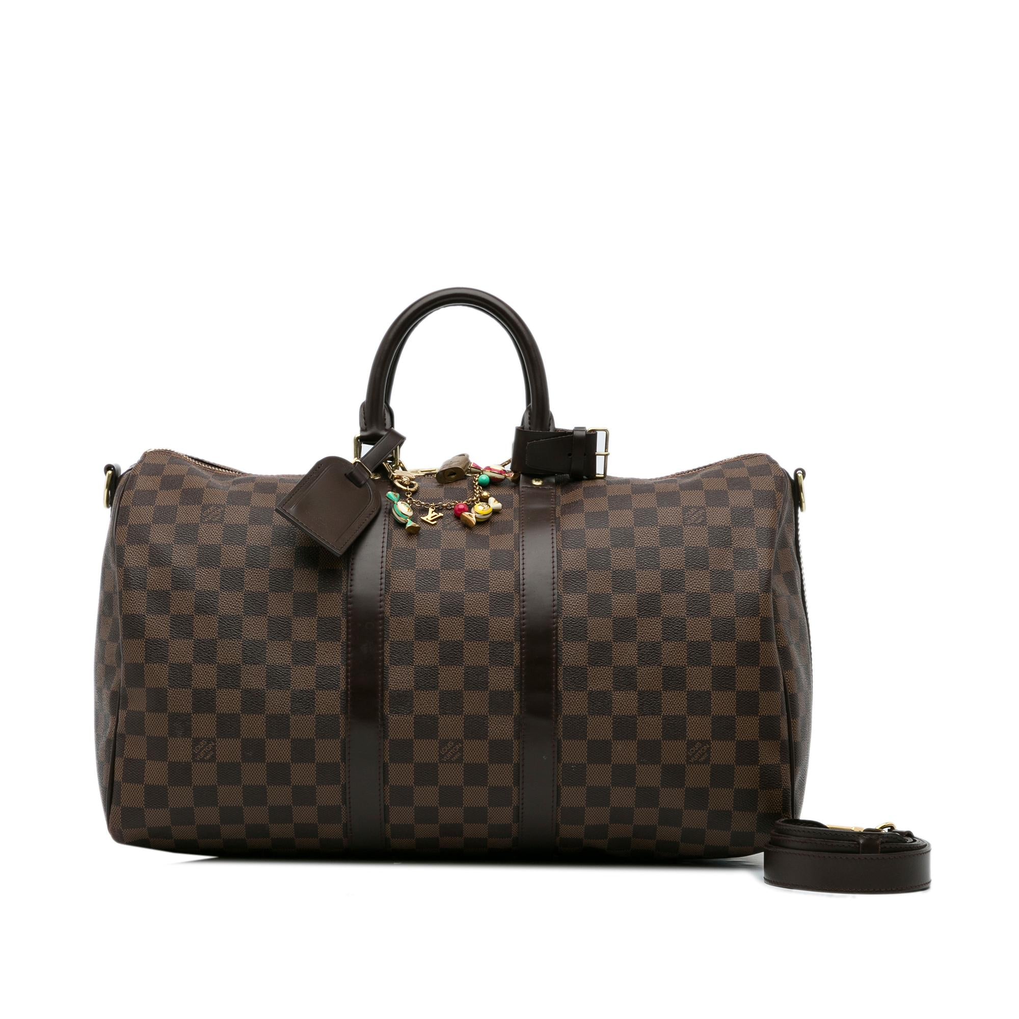 Louis Vuitton Damier Ebene Keepall Bandouliere 50 (SHG-pkT9wf)
