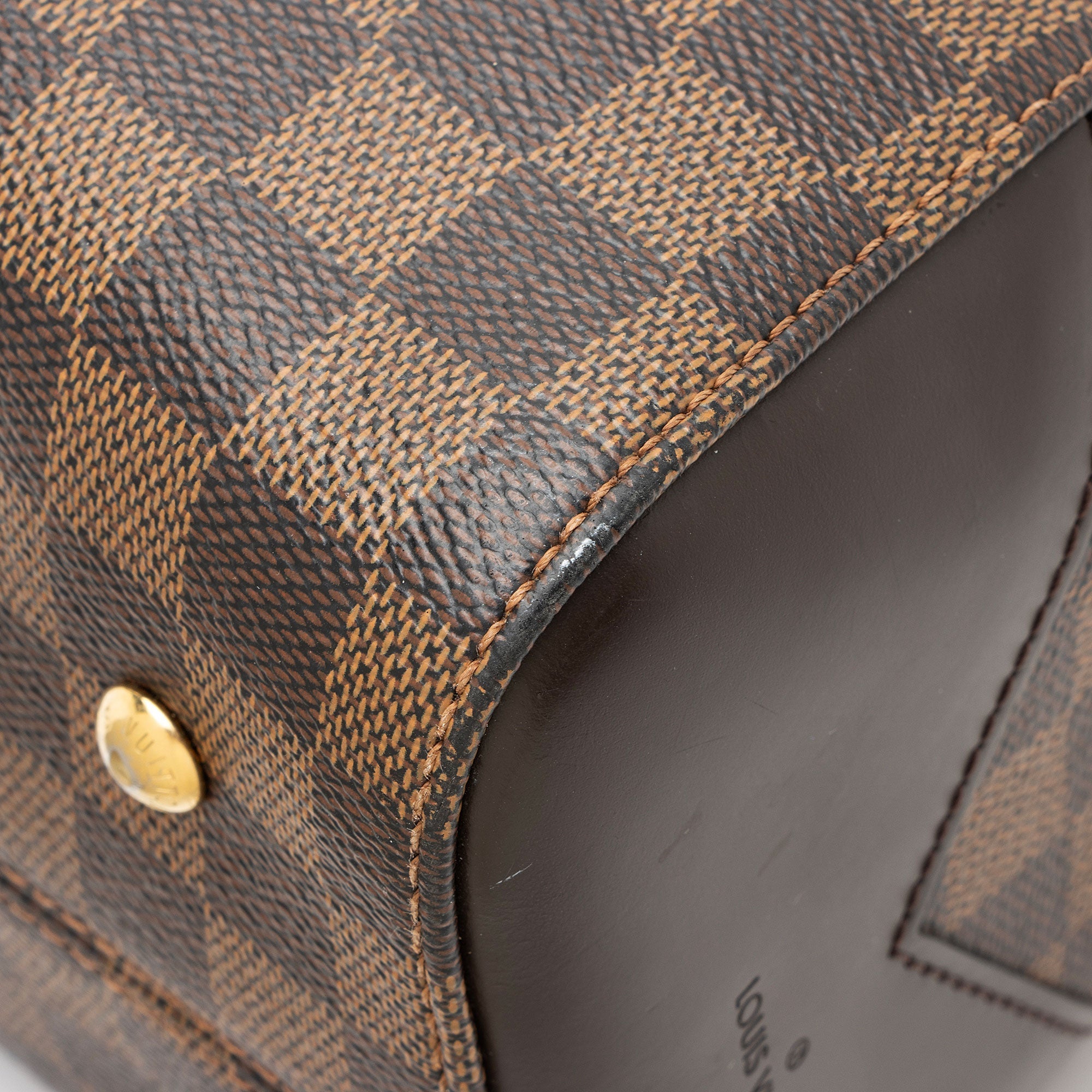 Louis Vuitton Damier Ebene Kensington Bowler Satchel