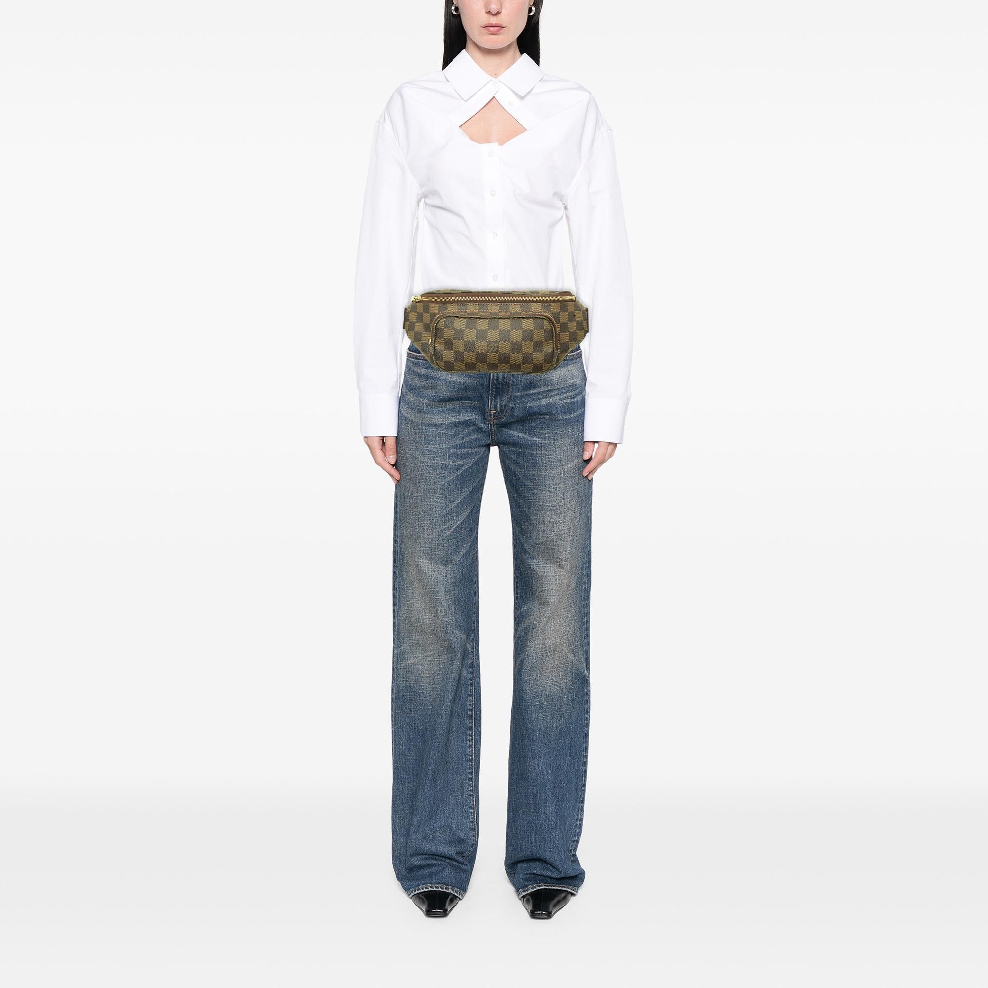 Louis Vuitton Damier Ebene Melville Bum Bag