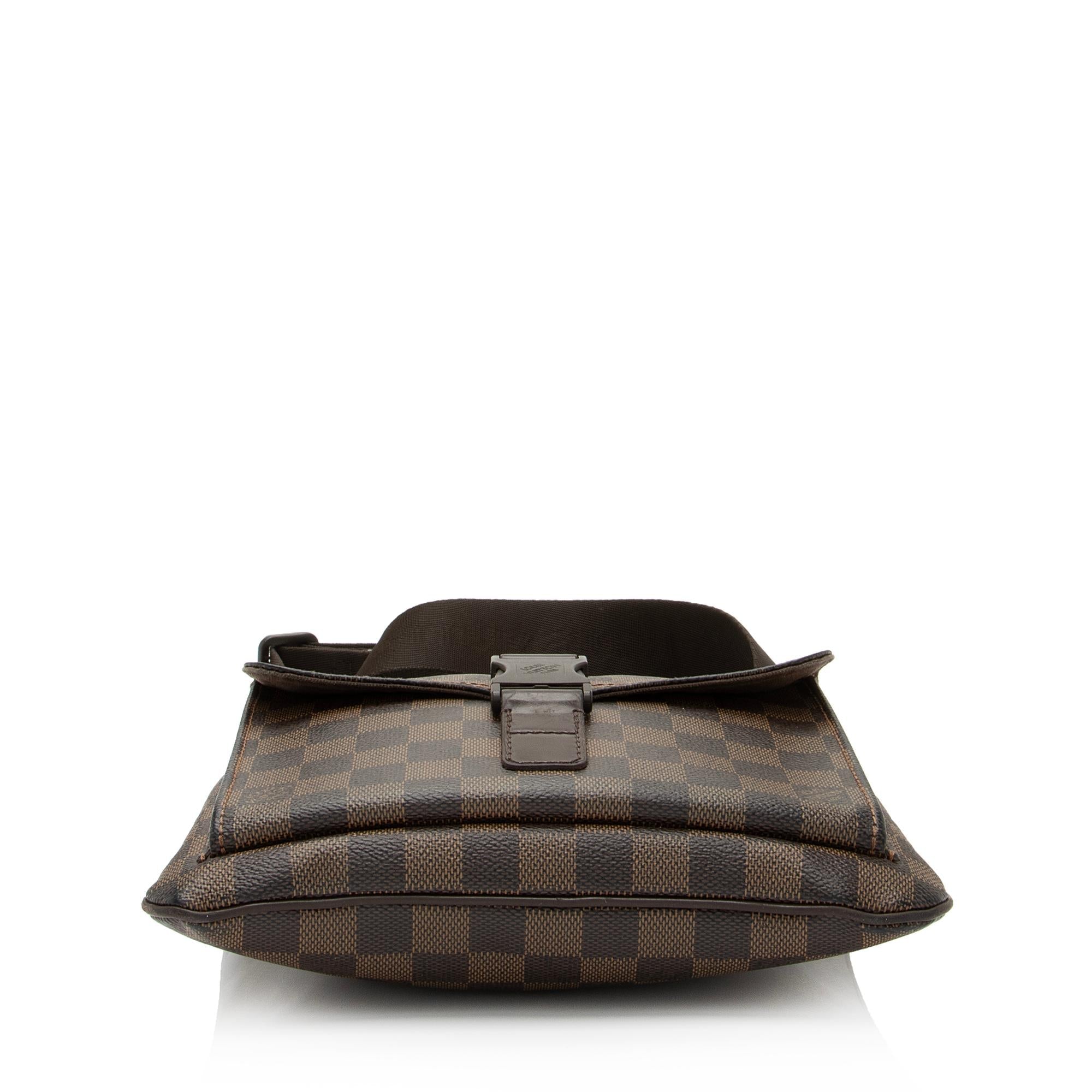 Louis Vuitton Damier Ebene Melville Crossbody Bag (SHF-a27JVY)